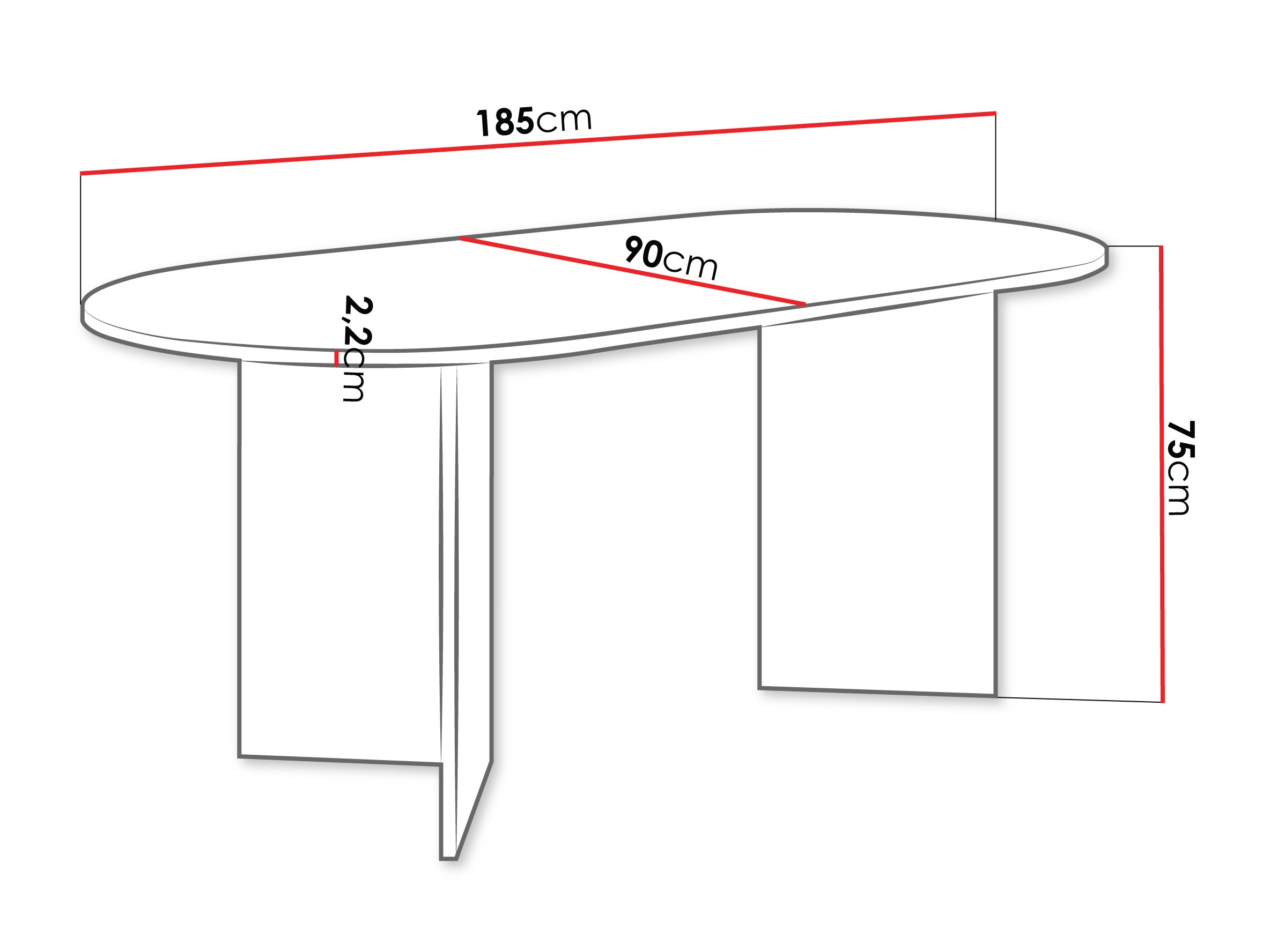 Asztal Comfivo 508 (Bézs)