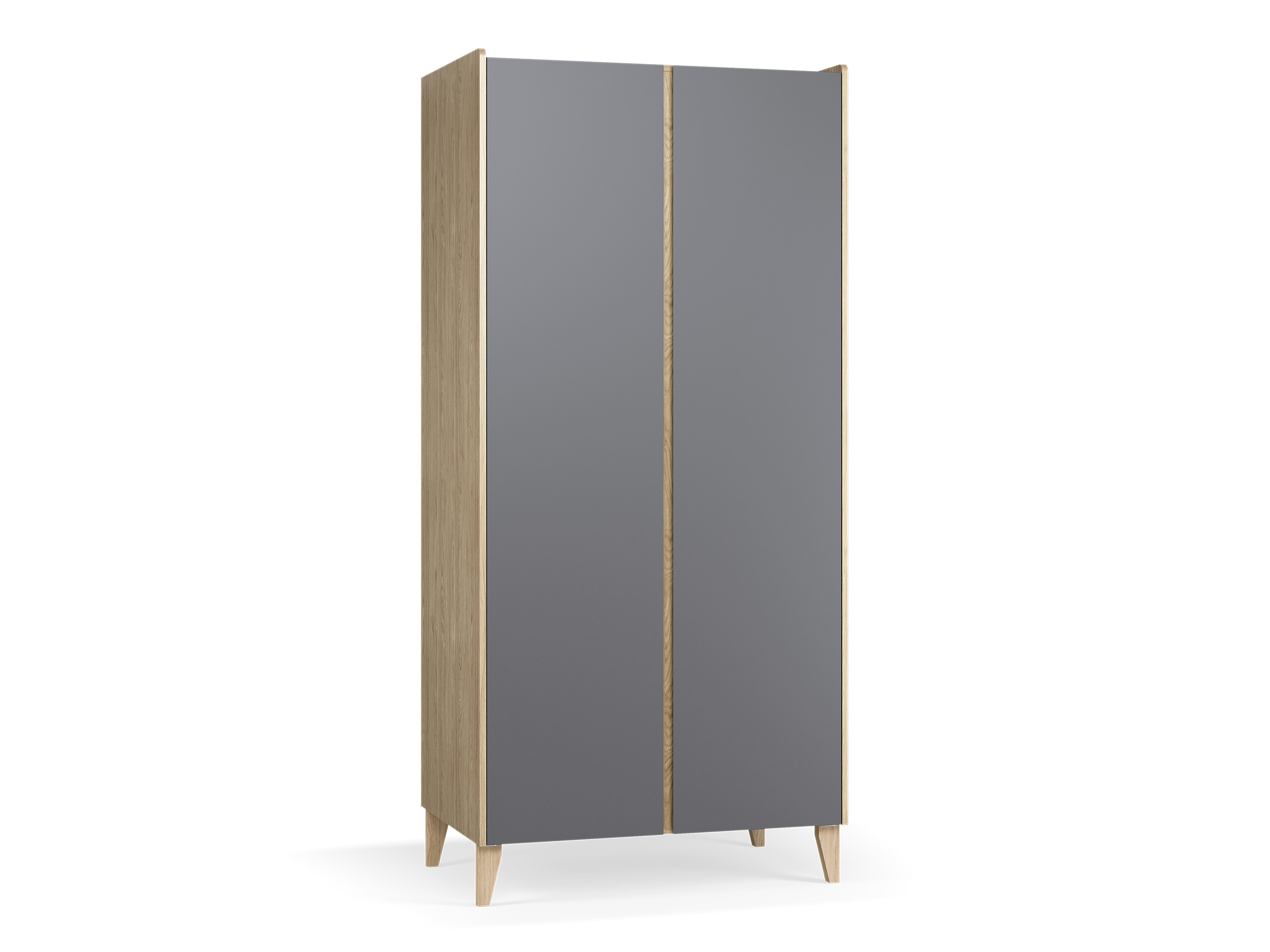 Gardróbszekrény Velrome 109 (Tölgy + Grafit)