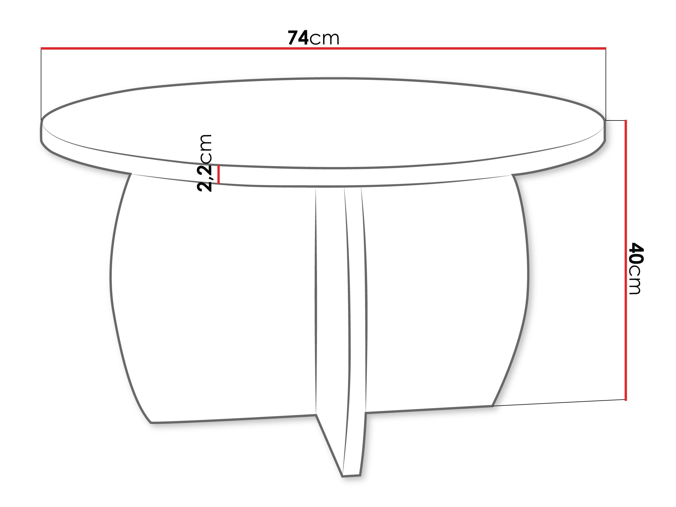 Dohányzóasztal Comfivo 511 (Fekete márvány + Fekete)