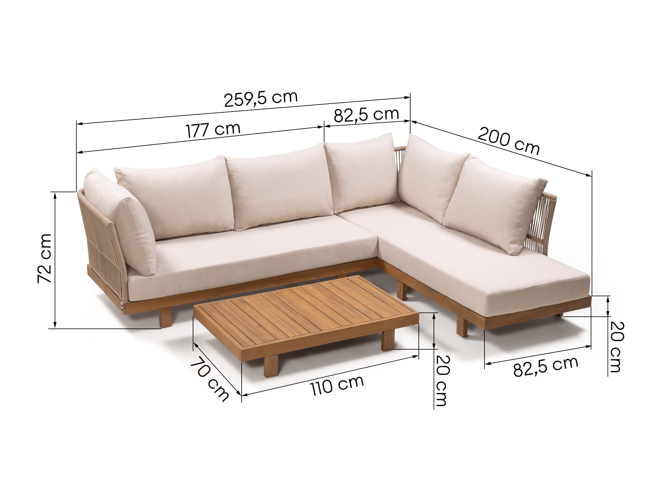 Kerti bútor Burleson 582