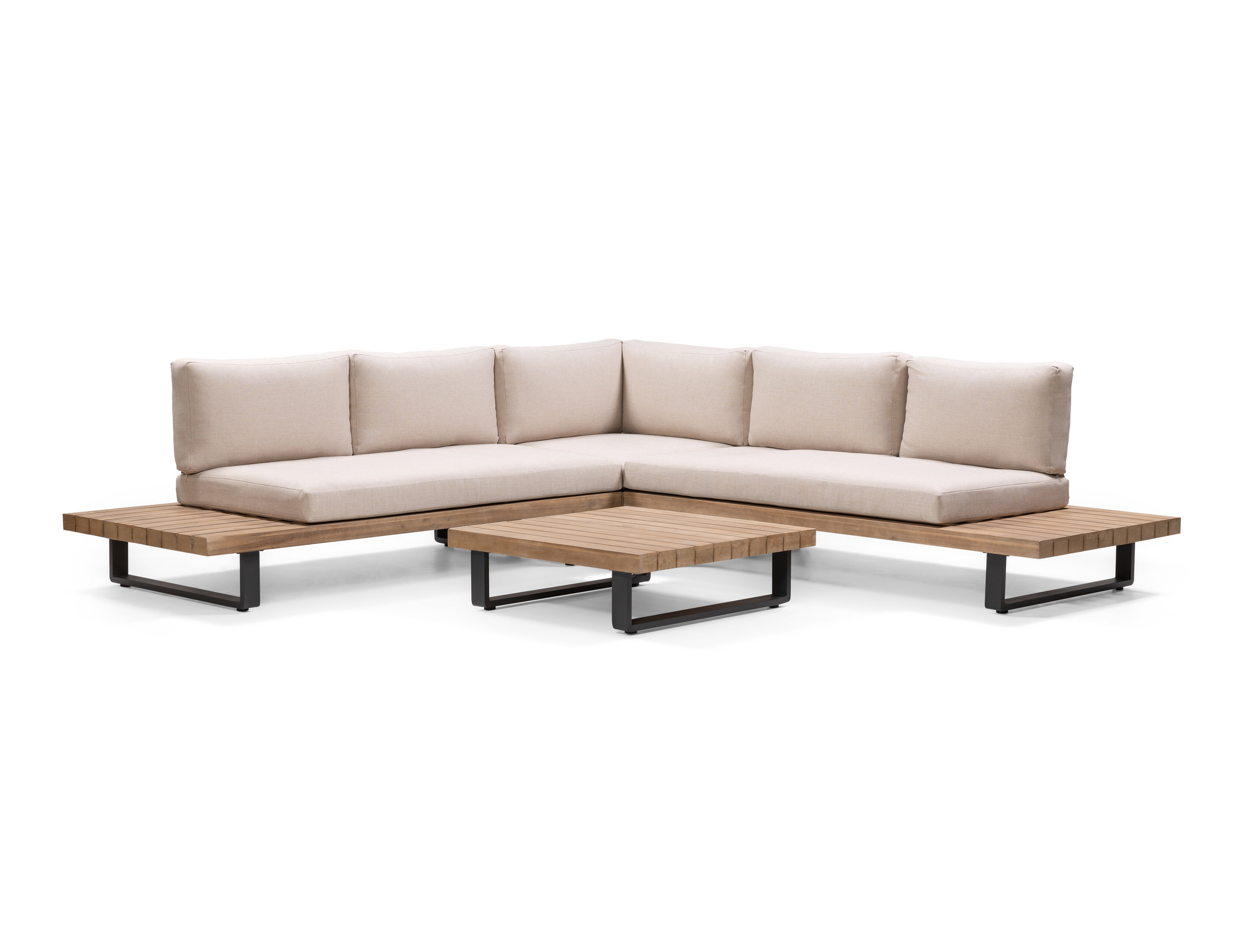 Kerti bútor Burleson 584 (Bézs + Akác)