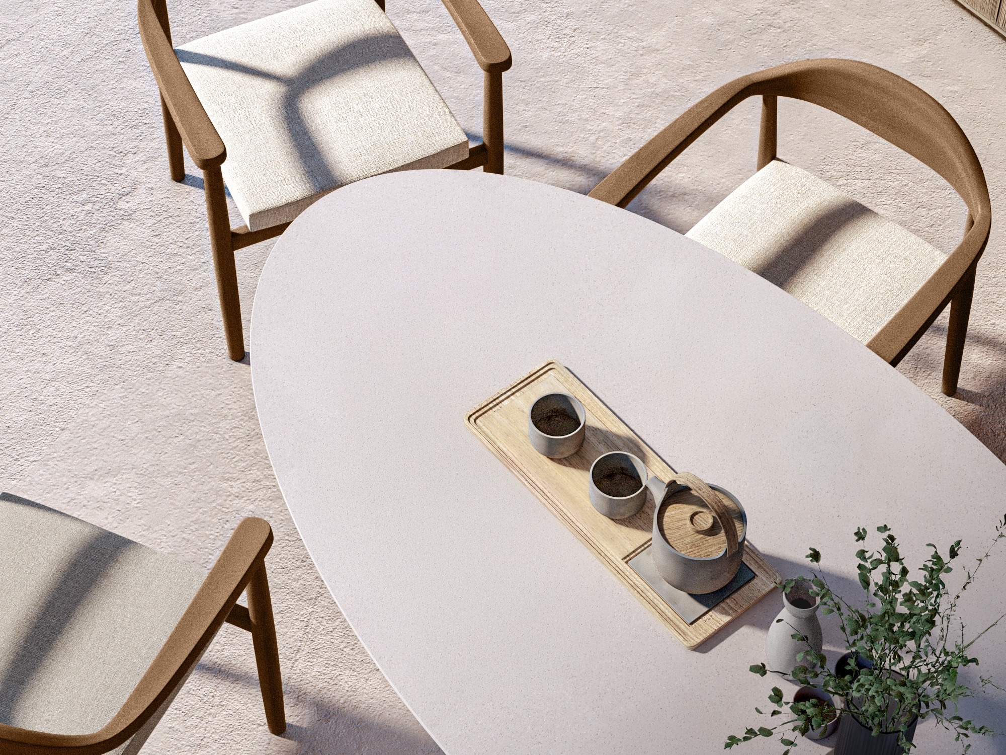 Kerti asztal Burleson 587