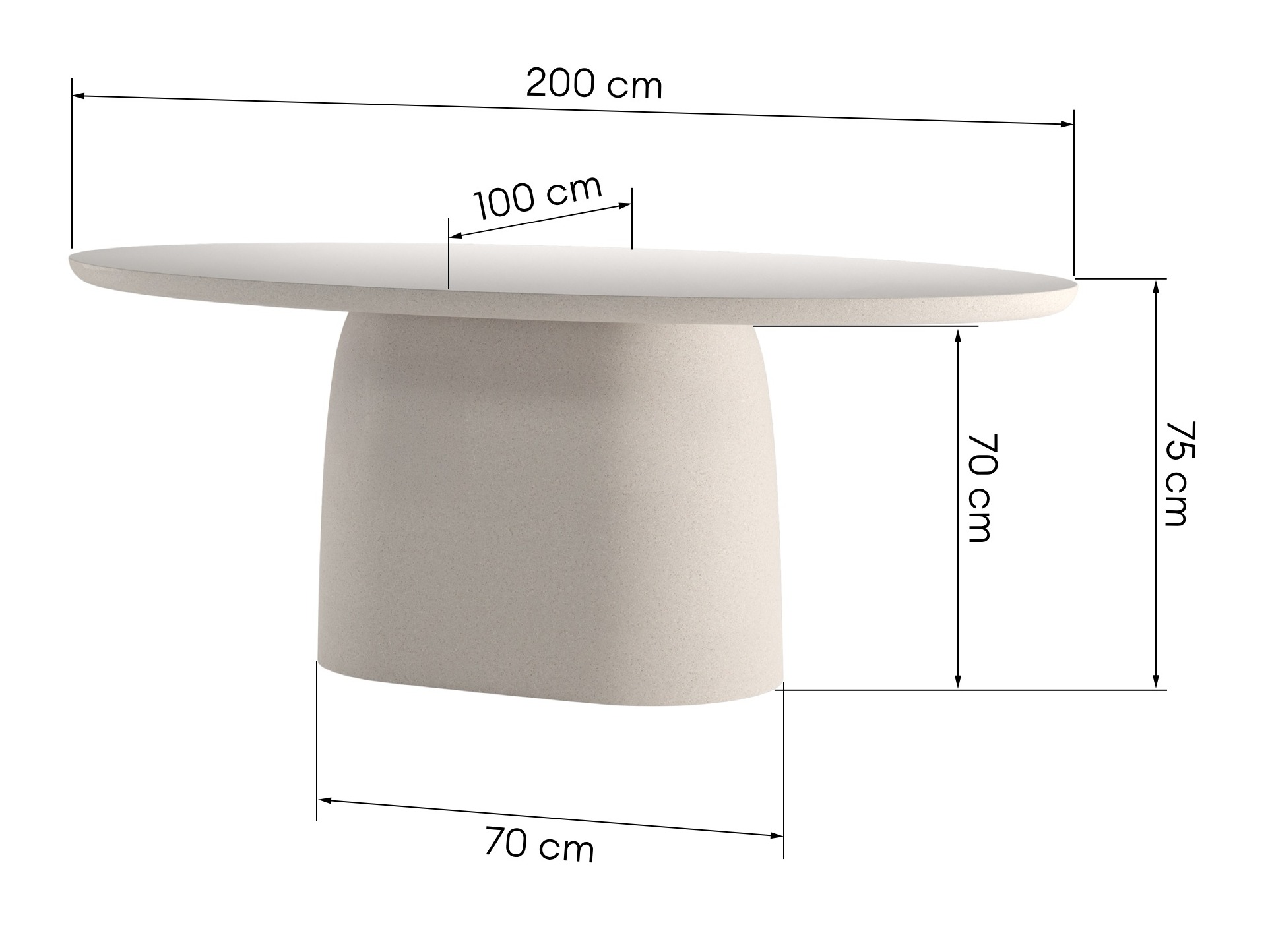 Kerti asztal Burleson 587