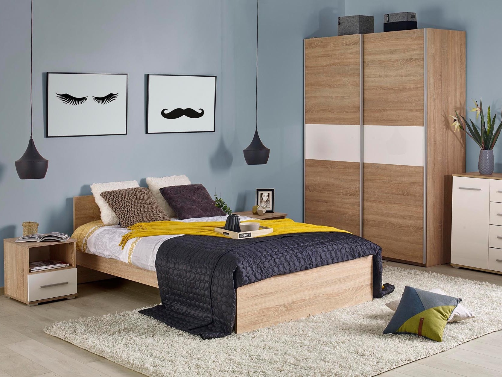 Ágy Cirveso 104 (Sonoma tölgy)