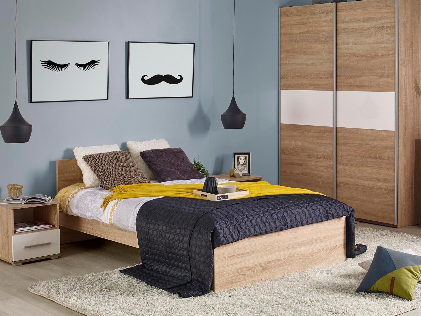 Ágy Cirveso 105 (Sonoma tölgy)