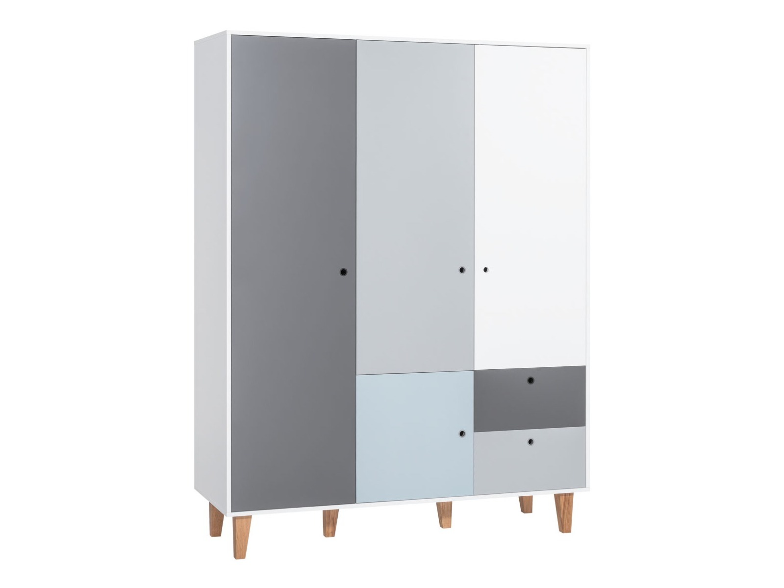 Gardróbszekrény Domfera 101 (Világoskék)