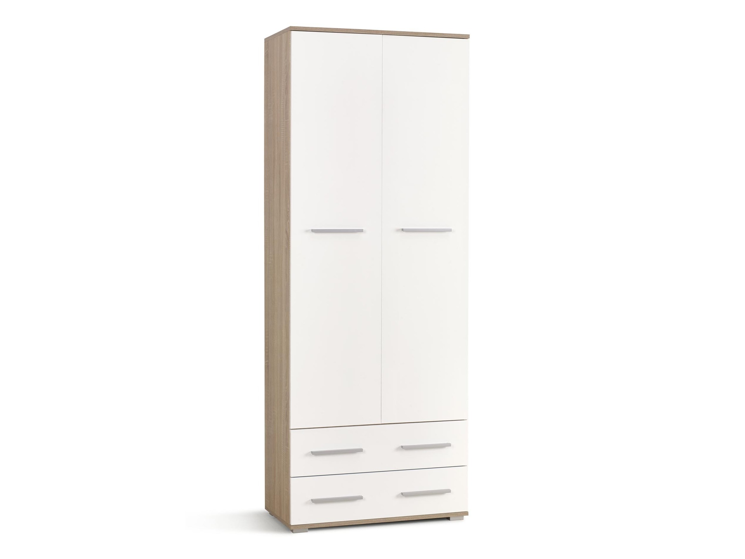 Könyvespolc Cirveso 107 (Sonoma tölgy + Fényes fehér)