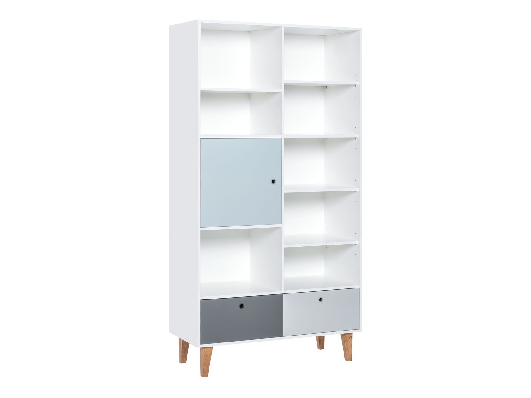 Könyvespolc Domfera 102 (Világoskék)