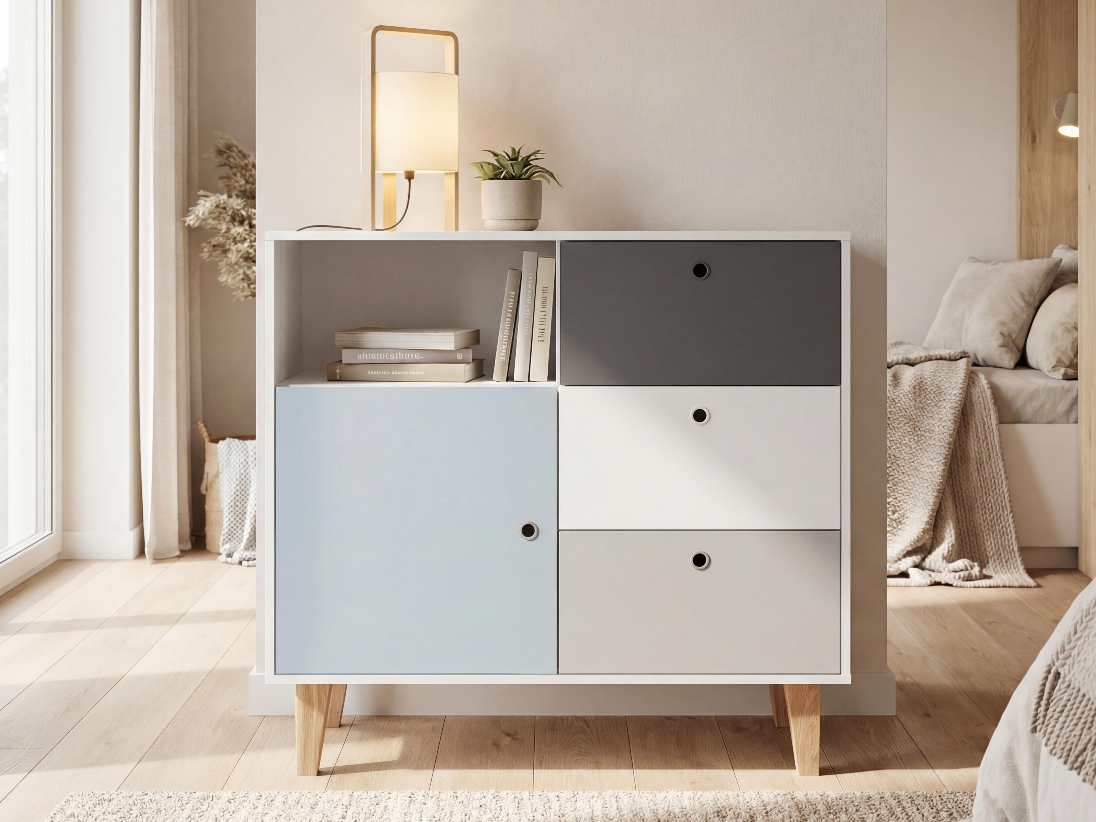 Komód Domfera 103 (Világoskék)