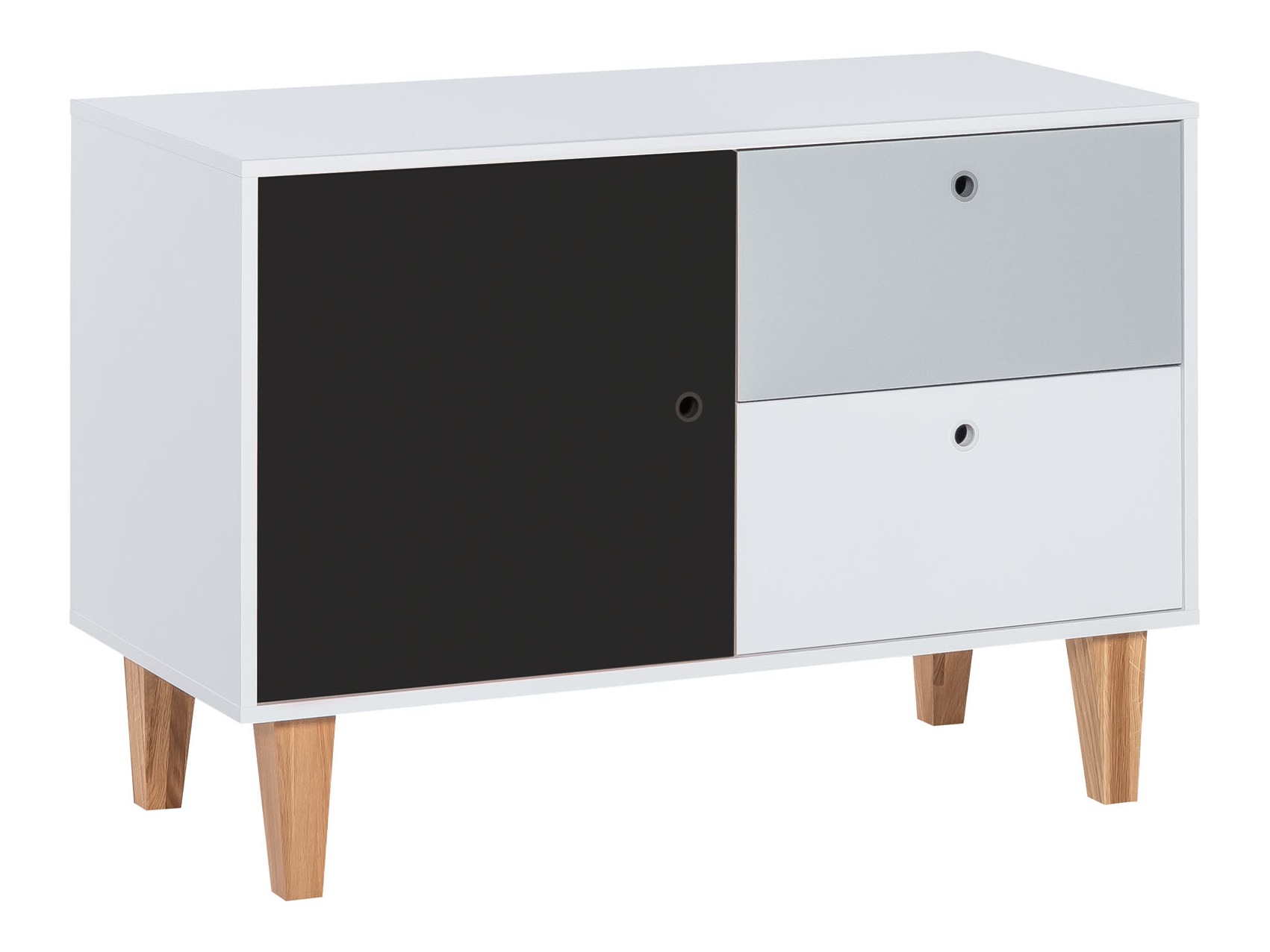 Komód Domfera 104 (Fekete)