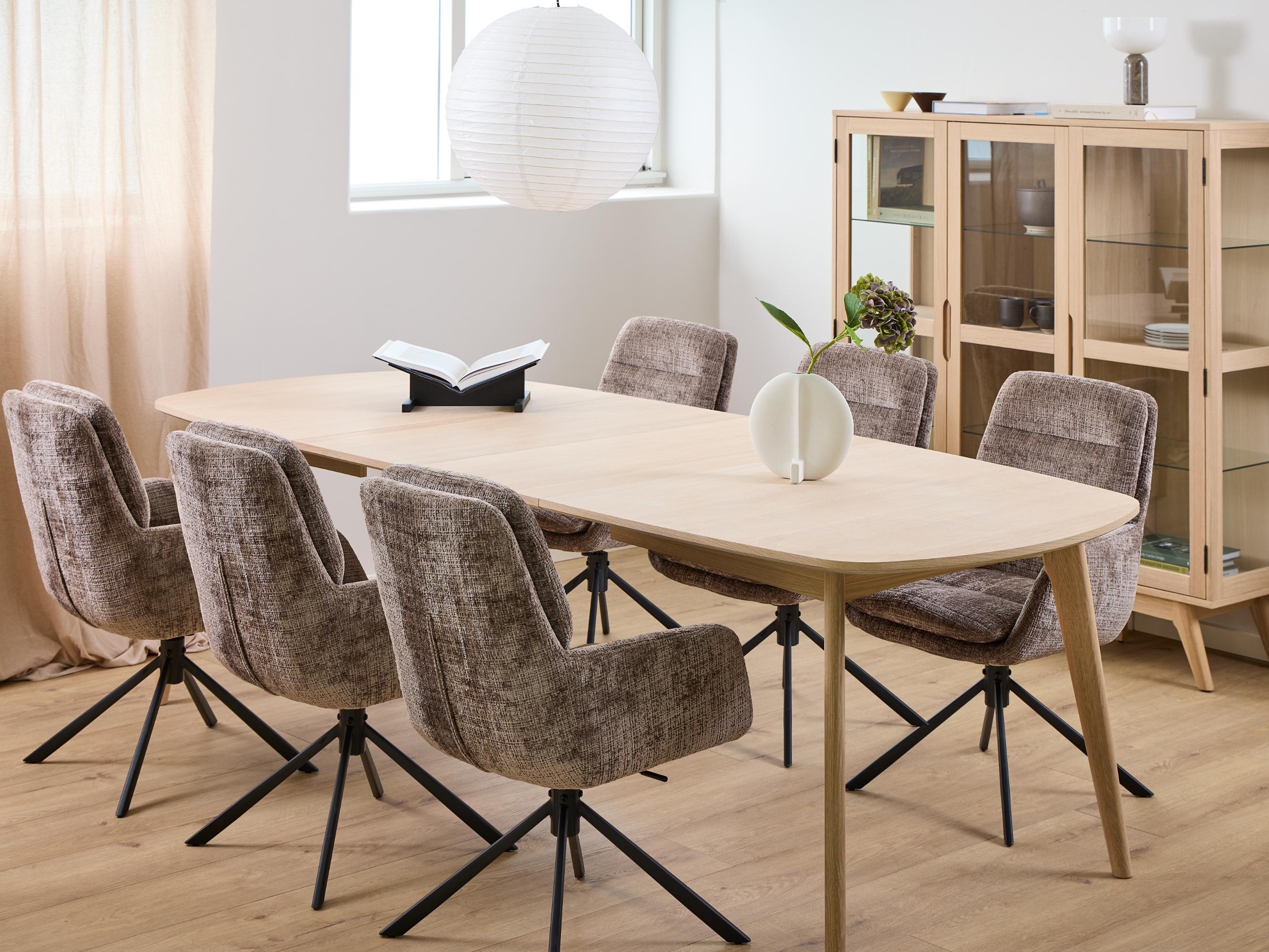 Asztalhosszabbító Norsica Elmdome 106 (Világos fa) (2 db.)