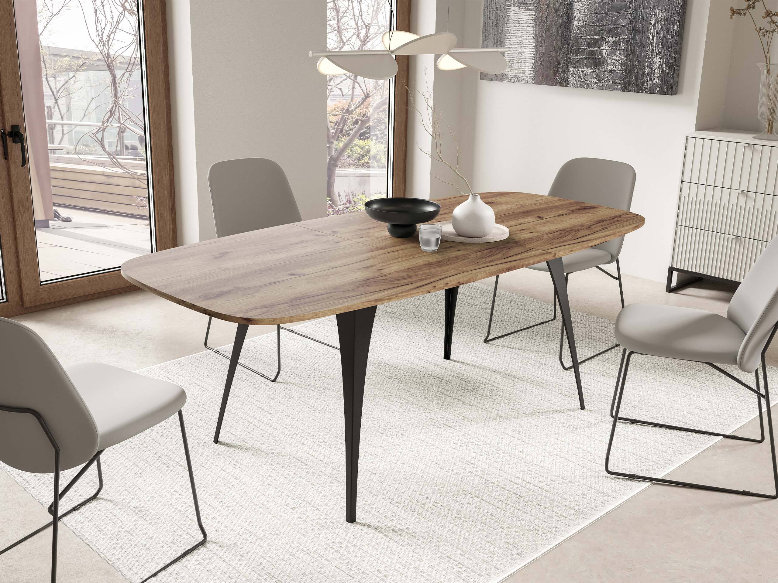 Asztal Oswego 131 (Kézműves aranytölgy)