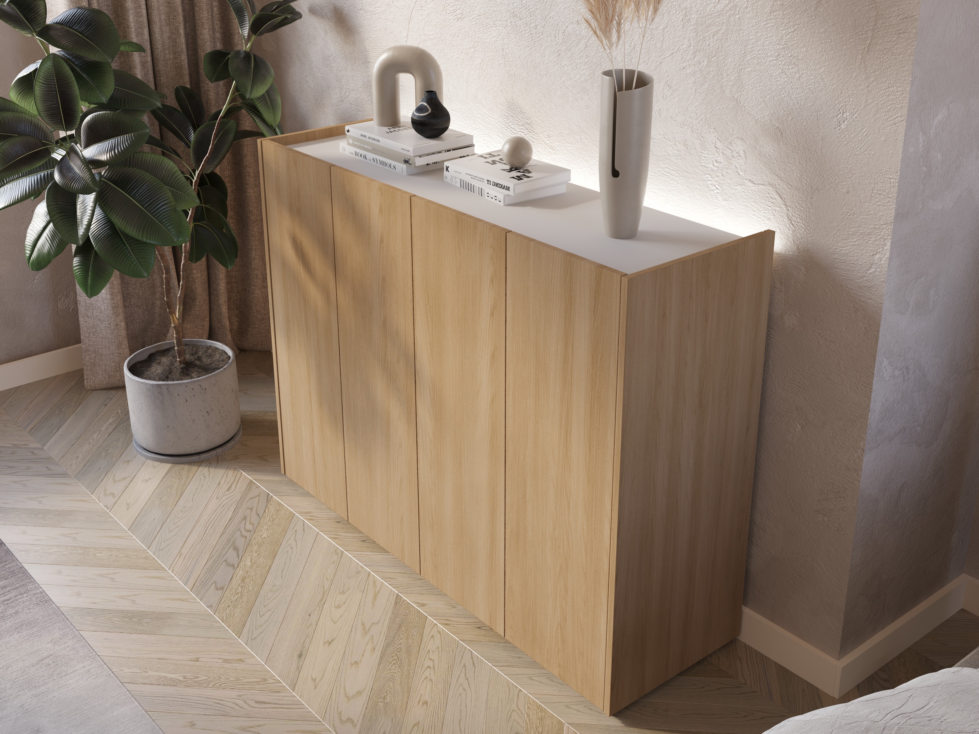 Szekrény Fresno 148 (Tölgy)