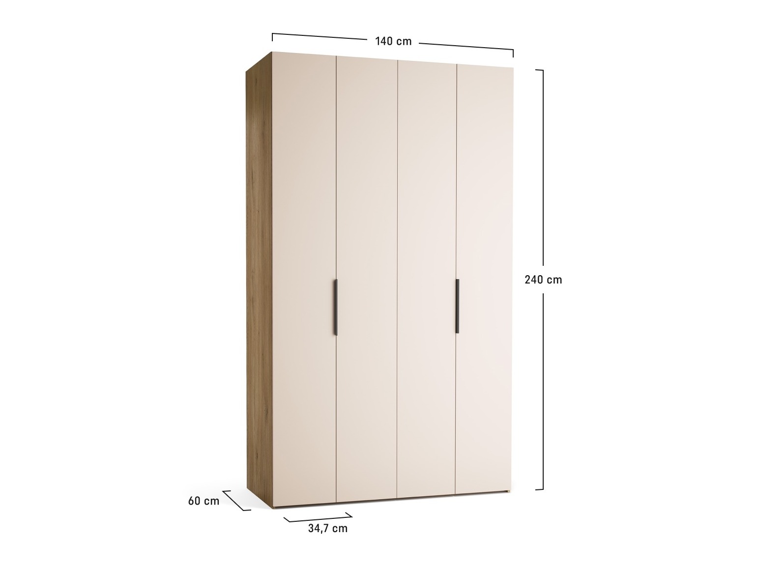 Gardróbszekrény Daltoro 110