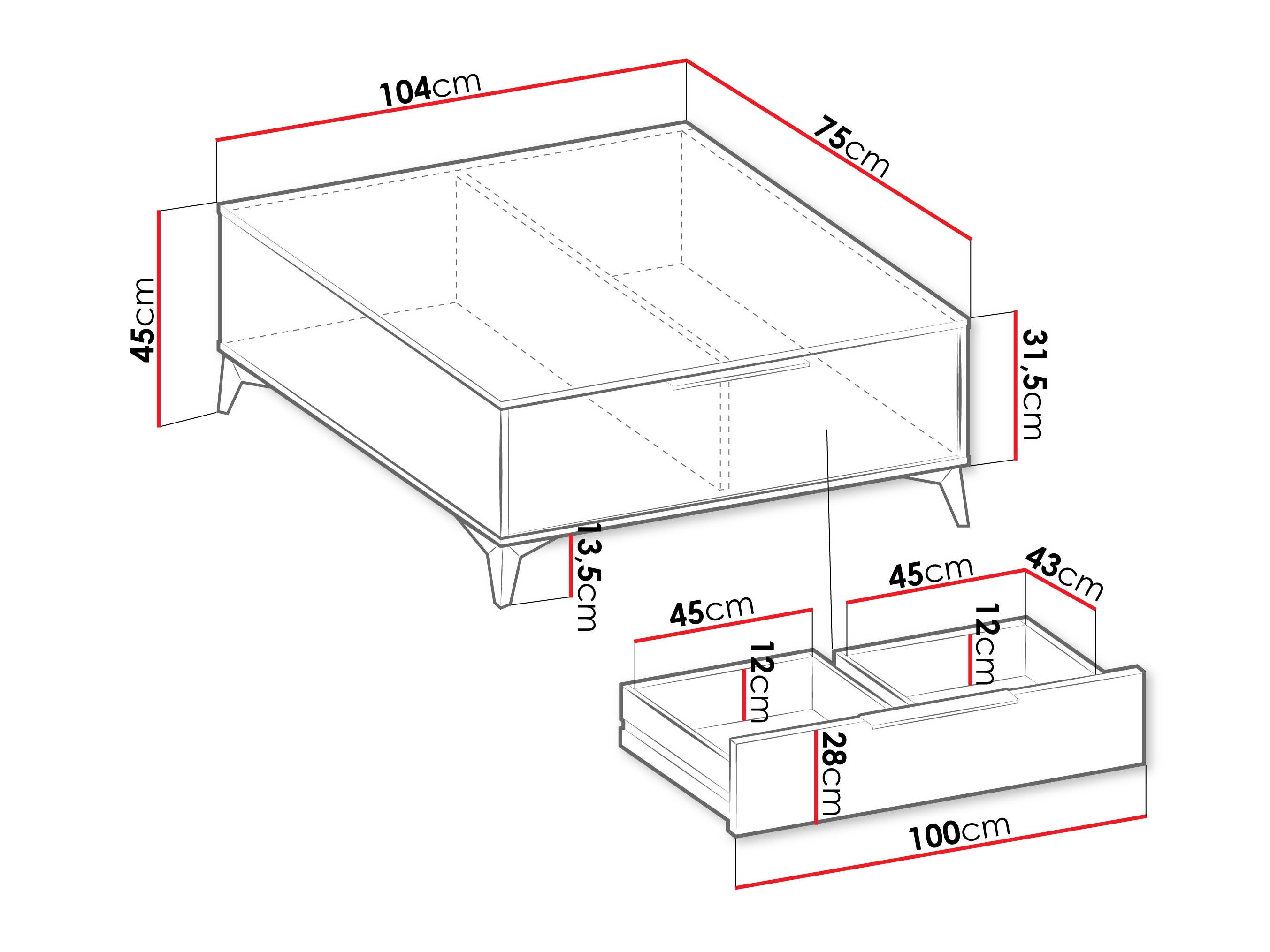Dohányzóasztal Comfivo Citrus I