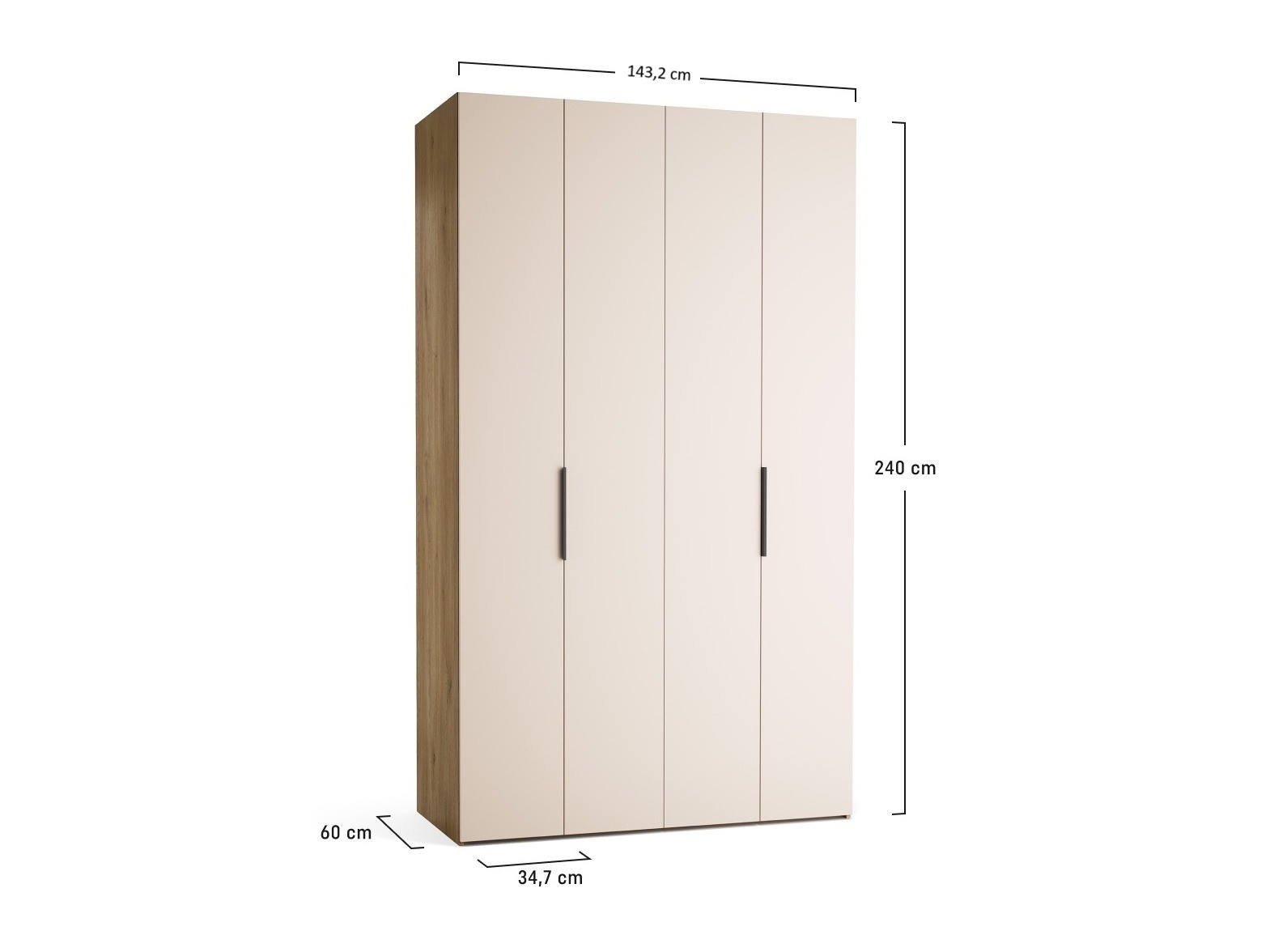 Gardróbszekrény Daltoro 106