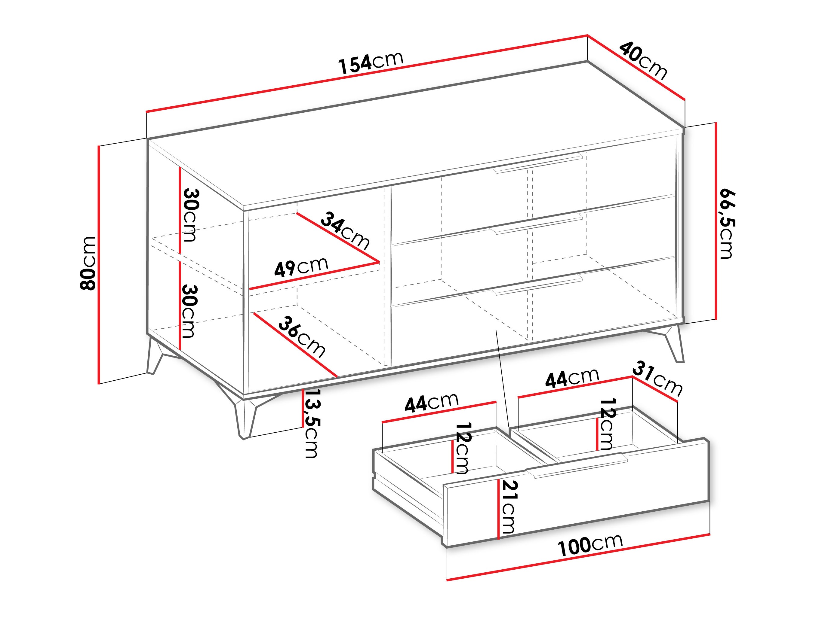 Komód Comfivo Enoteo 101