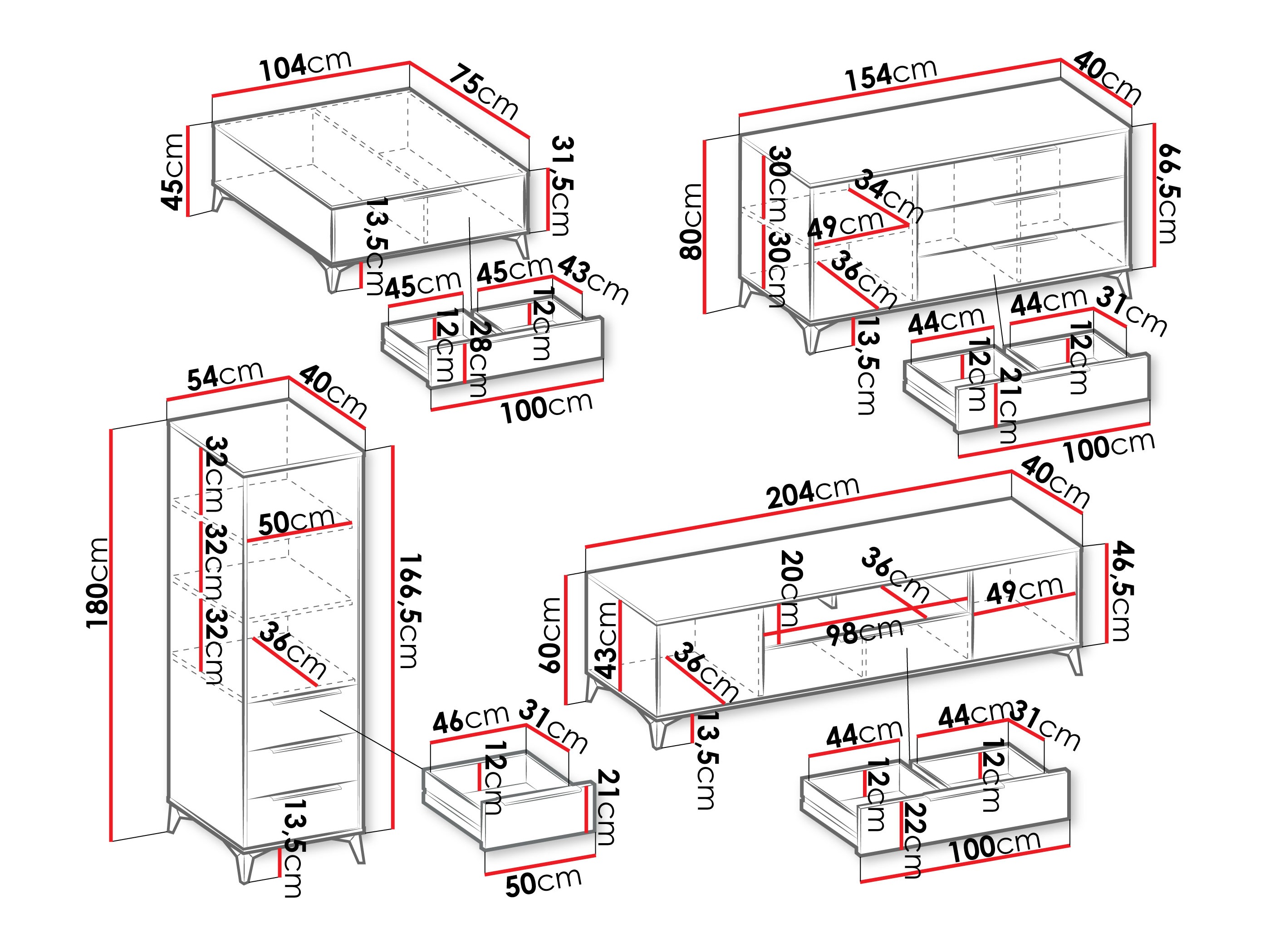 Nappali szett Comfivo Citrus IV