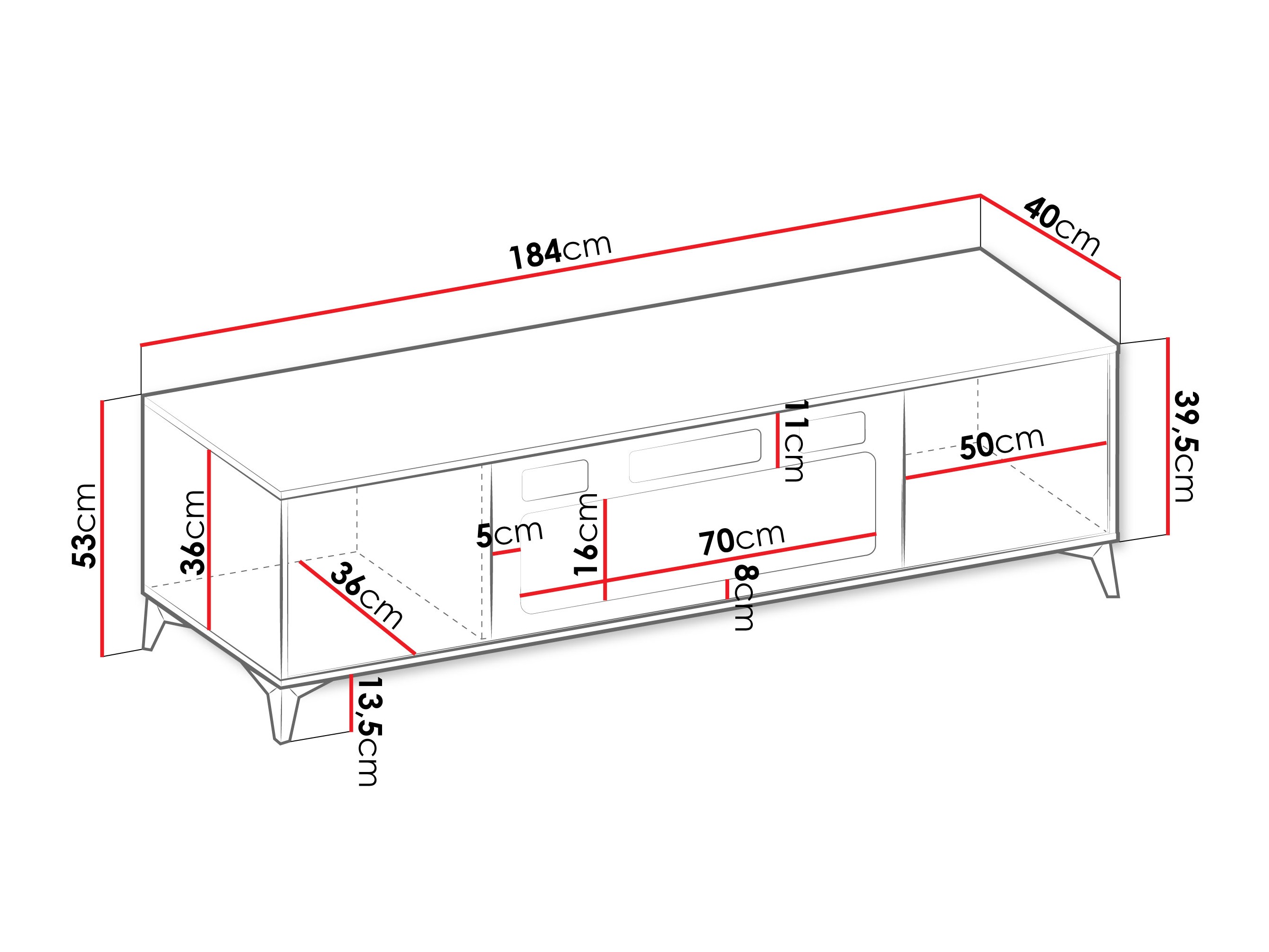 TV-állvány Comfivo Enoteo 107