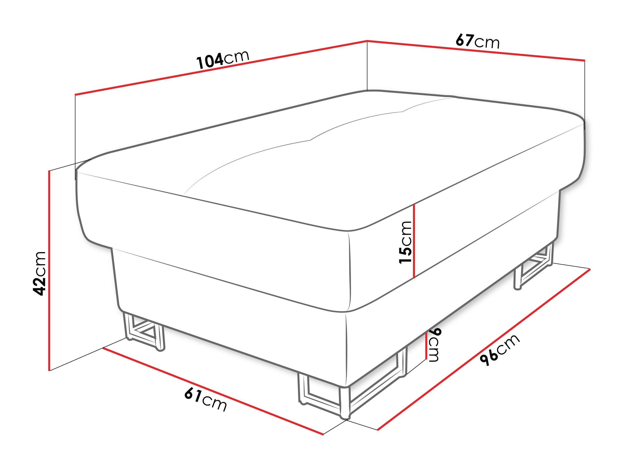 Kárpitozott pad Comfivo Ruta (Magic Velvet 2216)