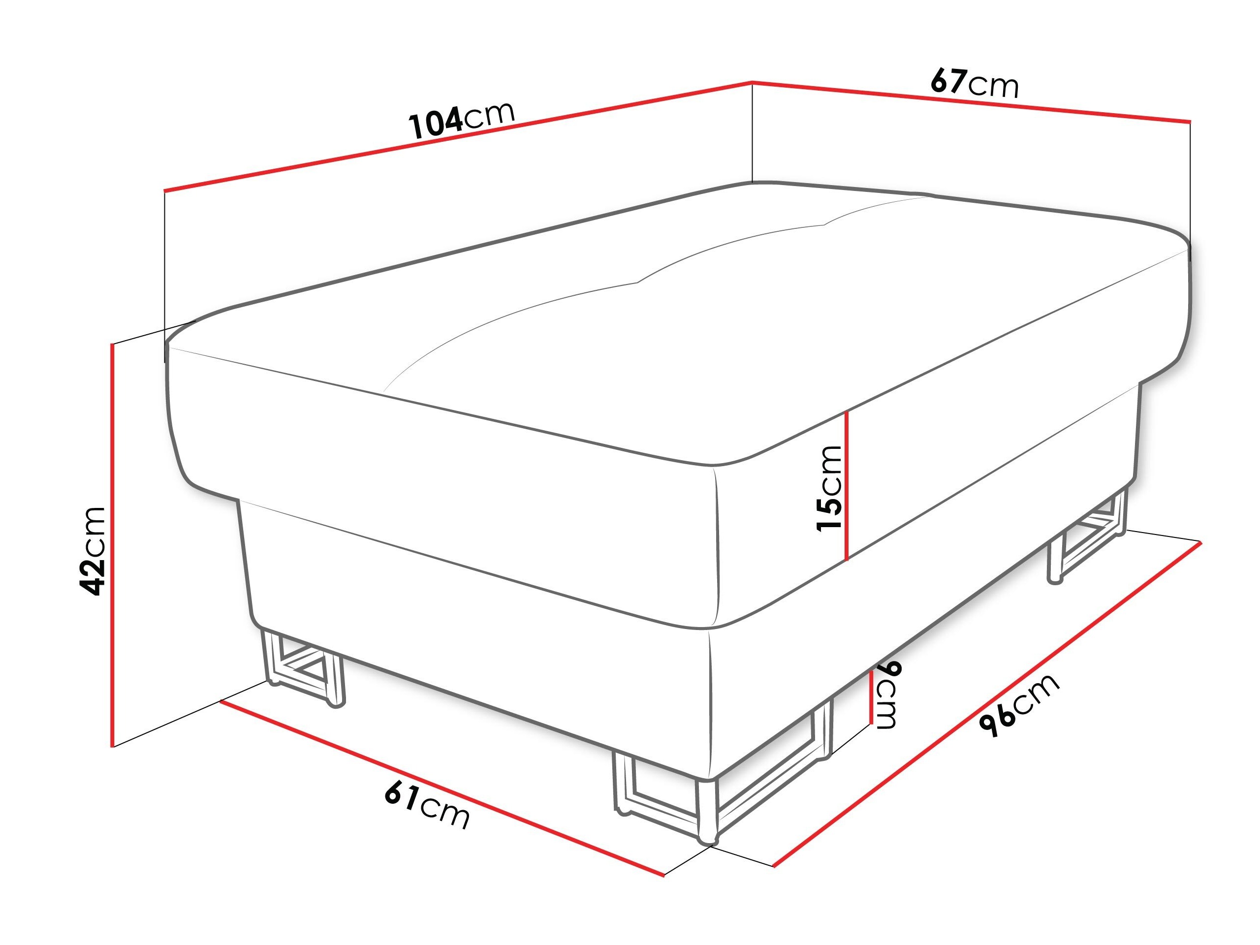 Kárpitozott pad Comfivo Ruta (Magic Velvet 2221)