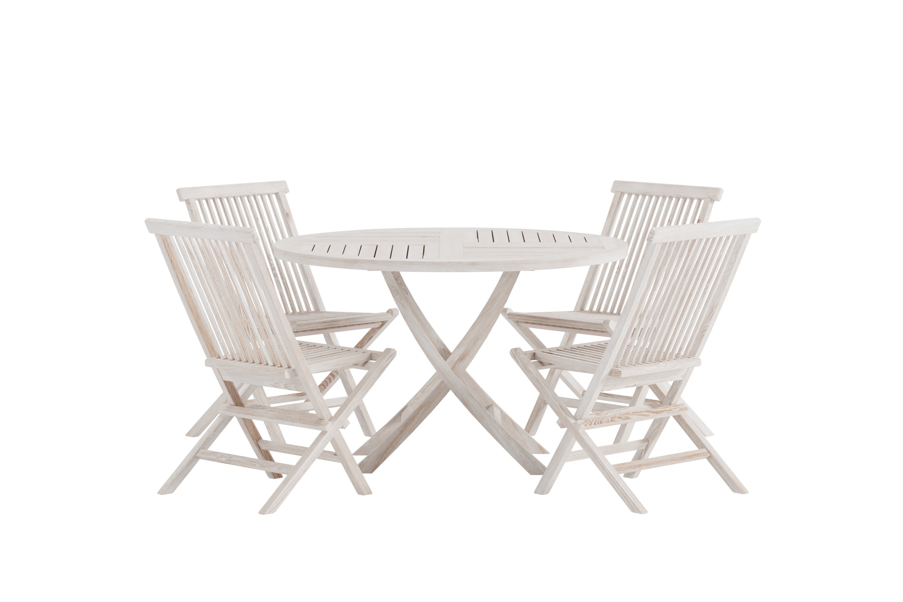 Asztal és szék garnitúra Nunova 145 (Világos fa)