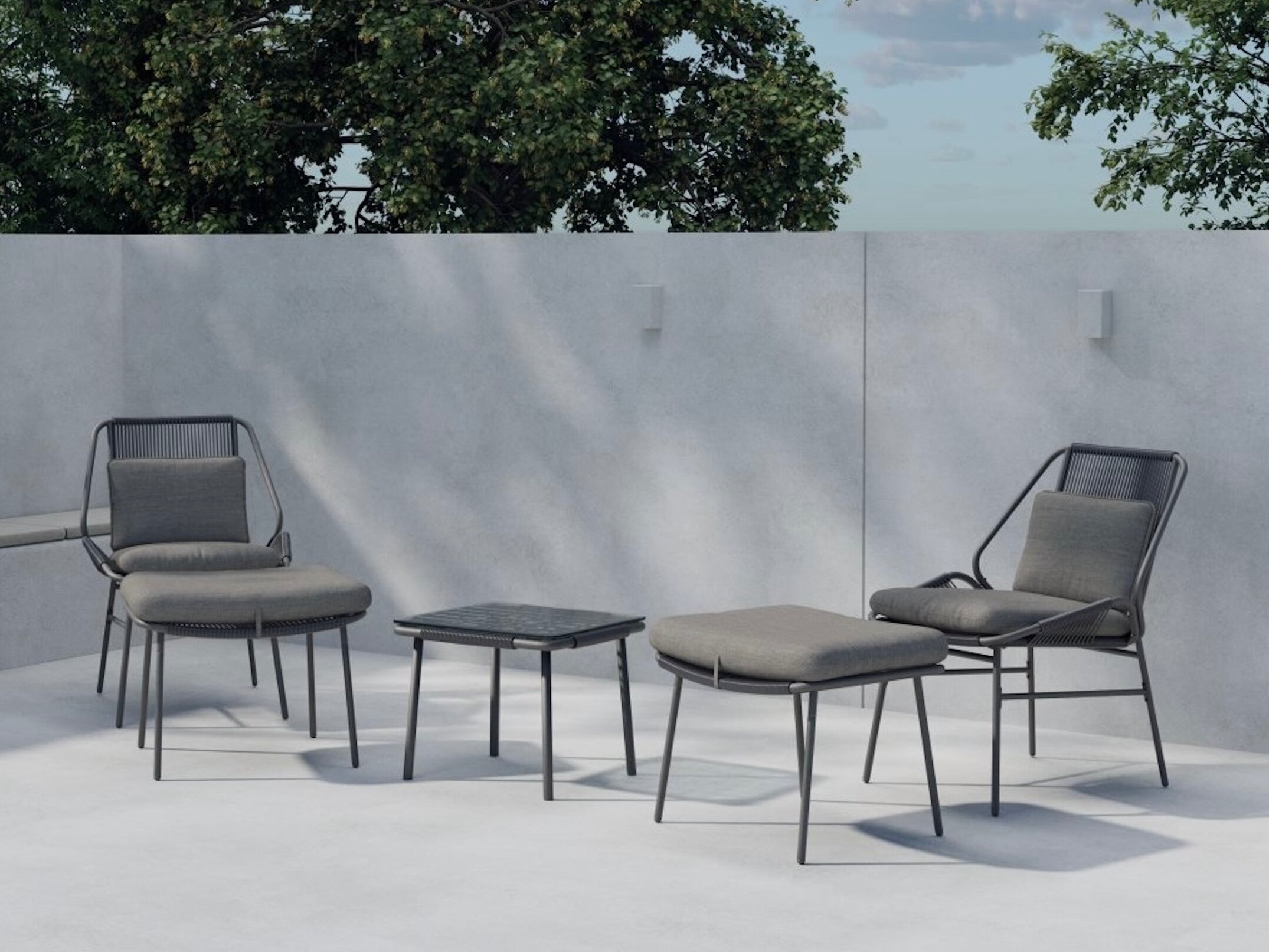 Erkélybútor-készlet Dallas 5170