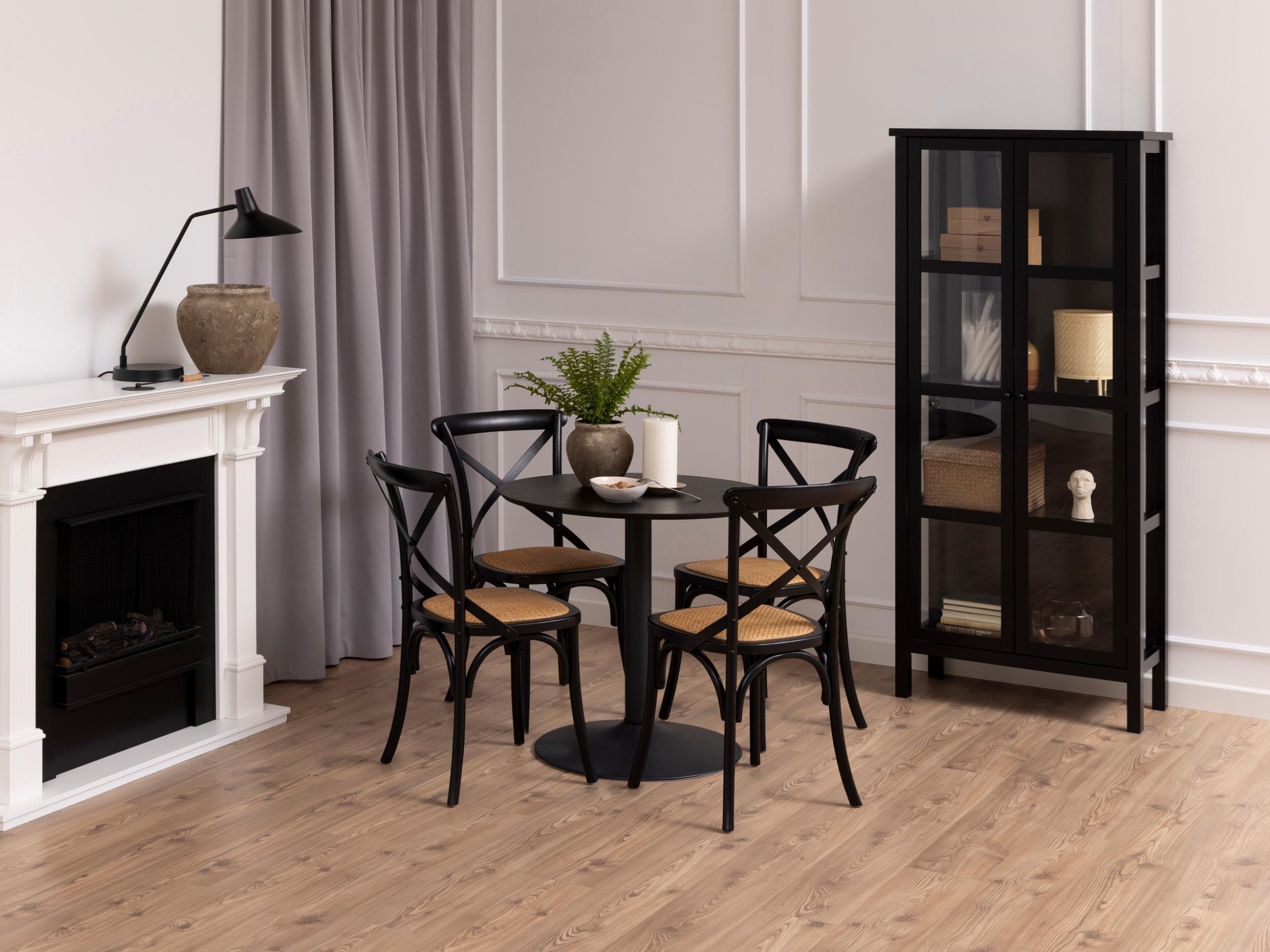 Asztal Norsica 1057 (Fekete + Fekete hamu)