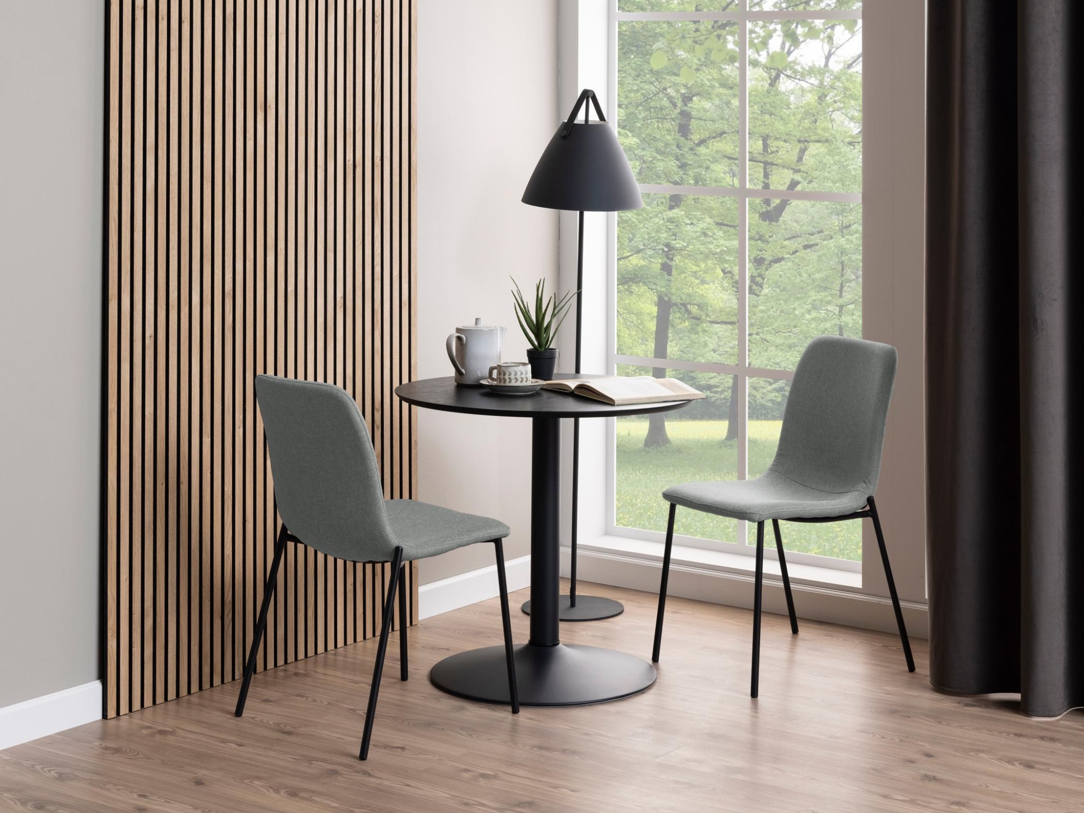 Asztal Norsica 1057 (Fekete + Fekete hamu)