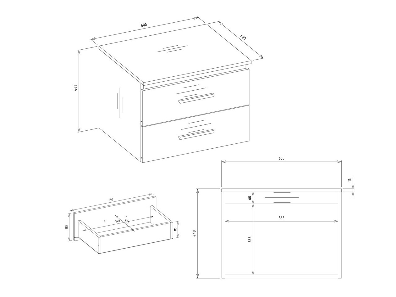 Fali szekrény mosdónak Nolmaru 112