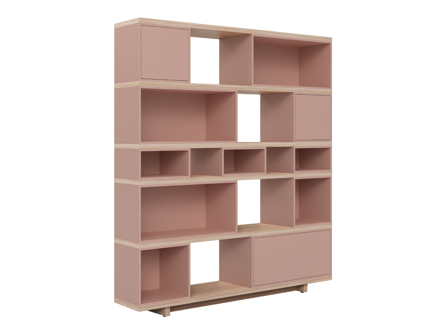 Könyvespolc Valdosta 107 (Rózsaszín + Akác)