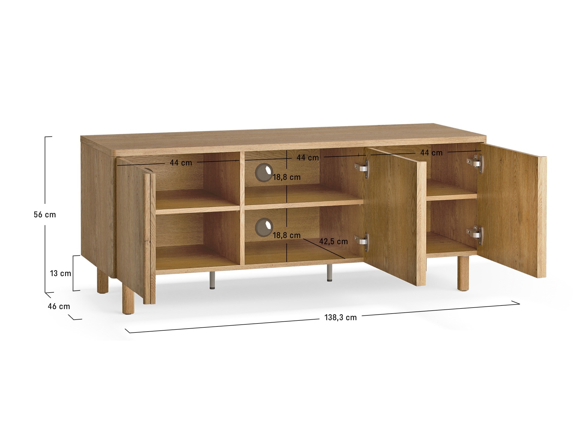 TV-állvány Ruvcamu 103