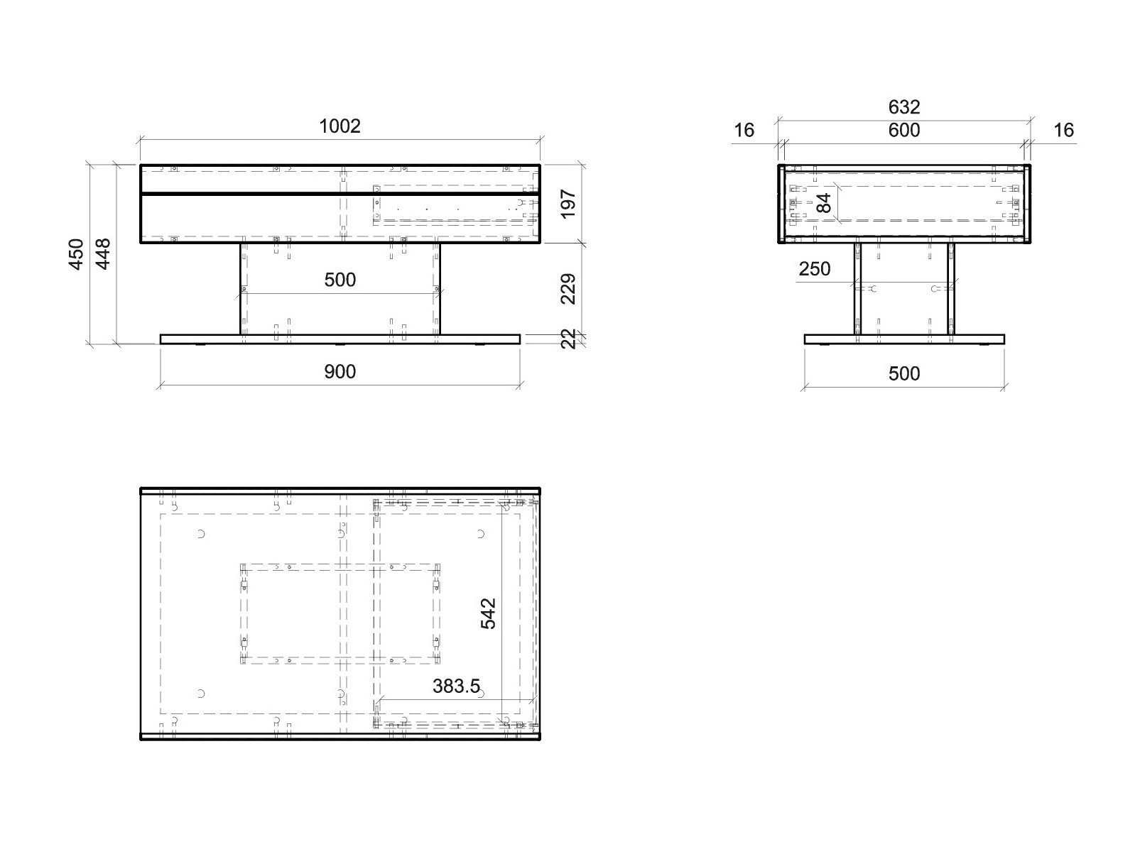 Dohányzóasztal Balelbu 108