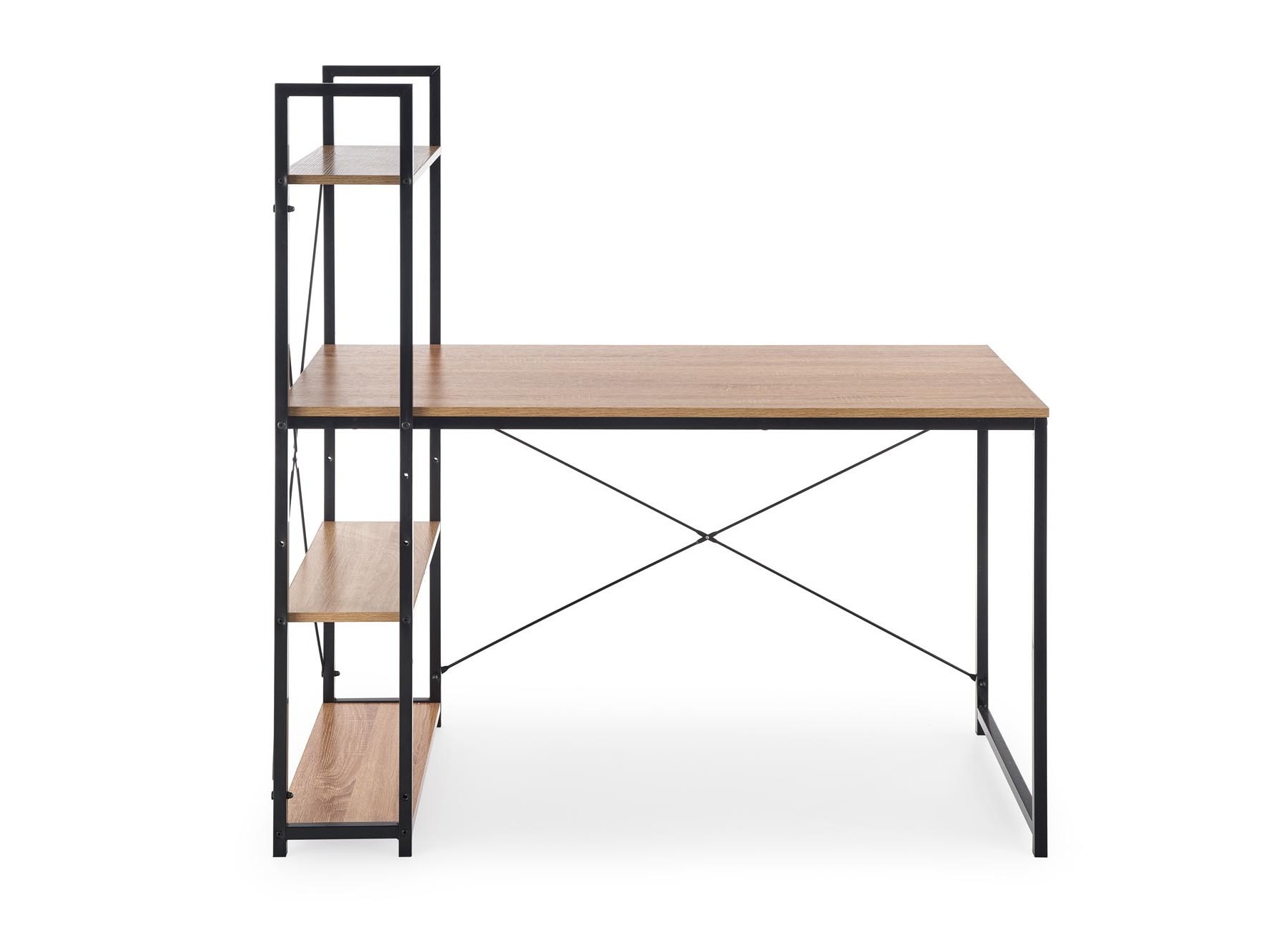 Íróasztal Houston 1888 (Sonoma tölgy + Fekete)