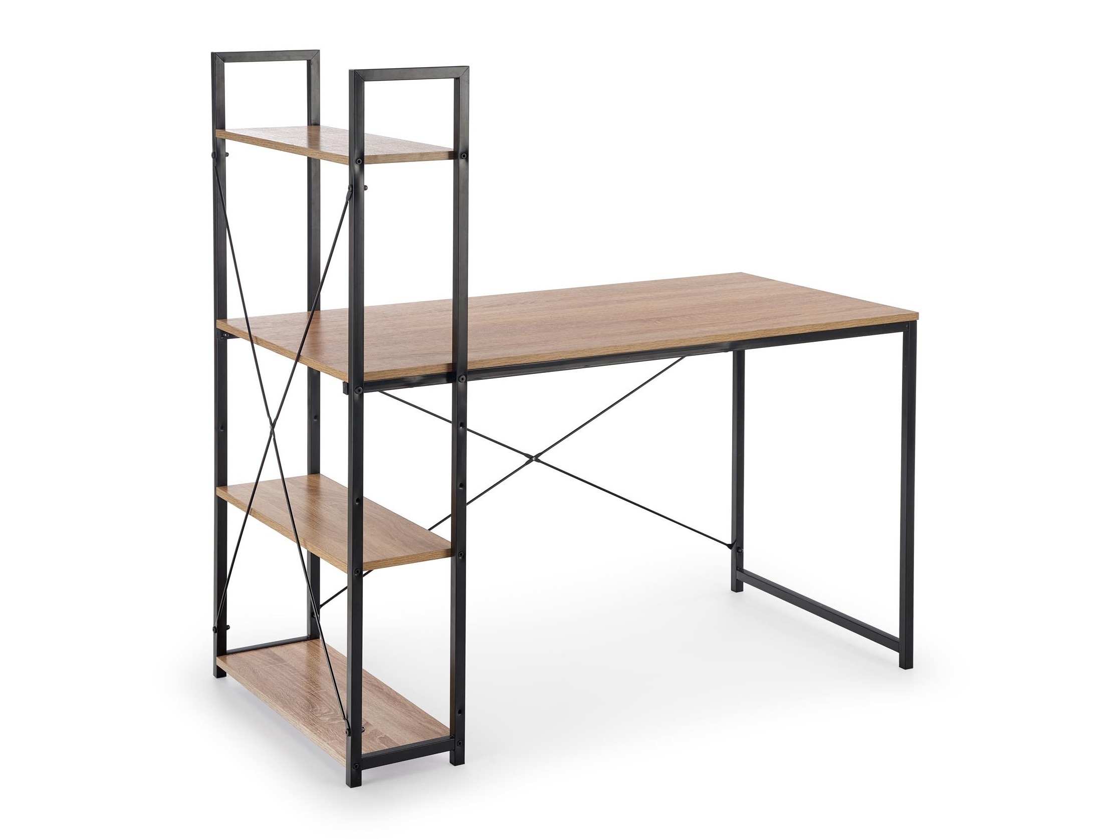 Íróasztal Houston 1888 (Sonoma tölgy + Fekete)