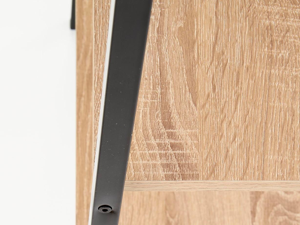 Könyvespolc Houston 1891 (Sonoma tölgy + Fekete)