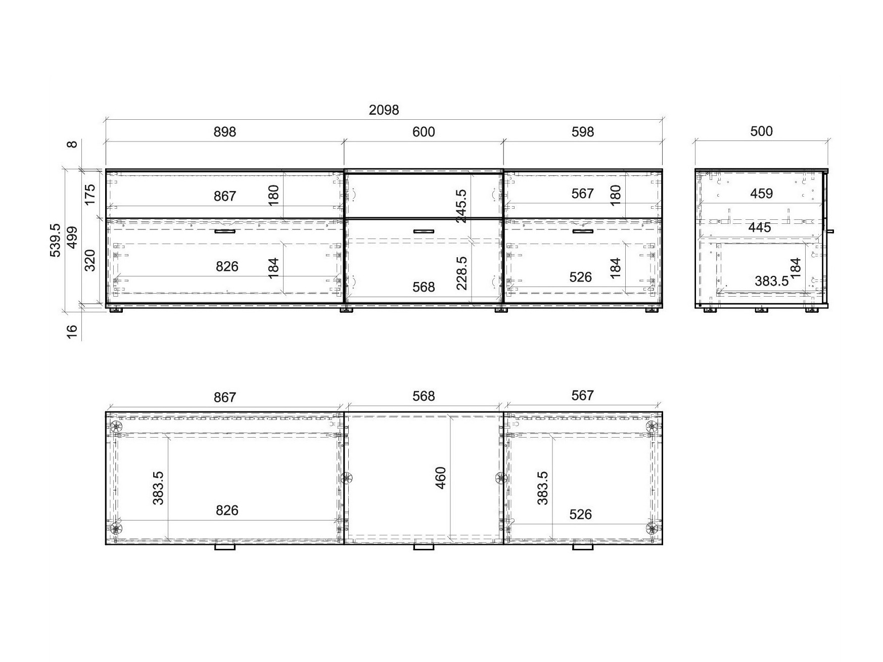 Nappali szett Alnue 108