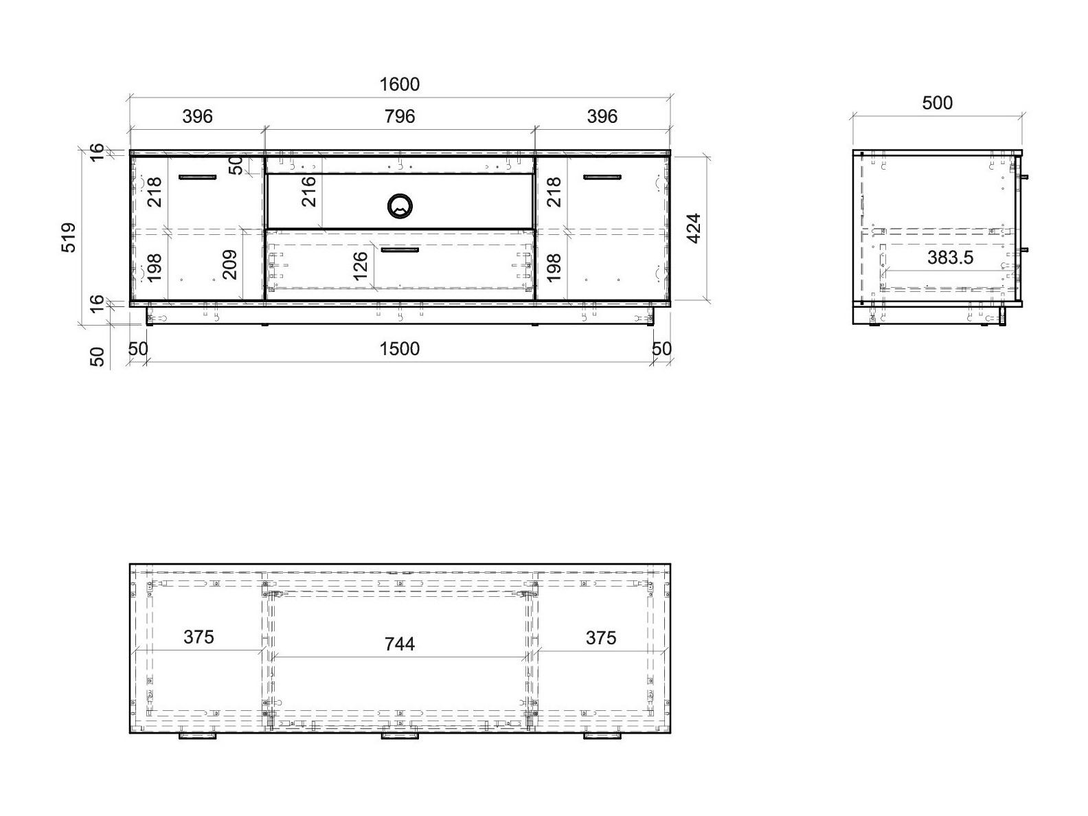 TV-állvány Salsalo 101