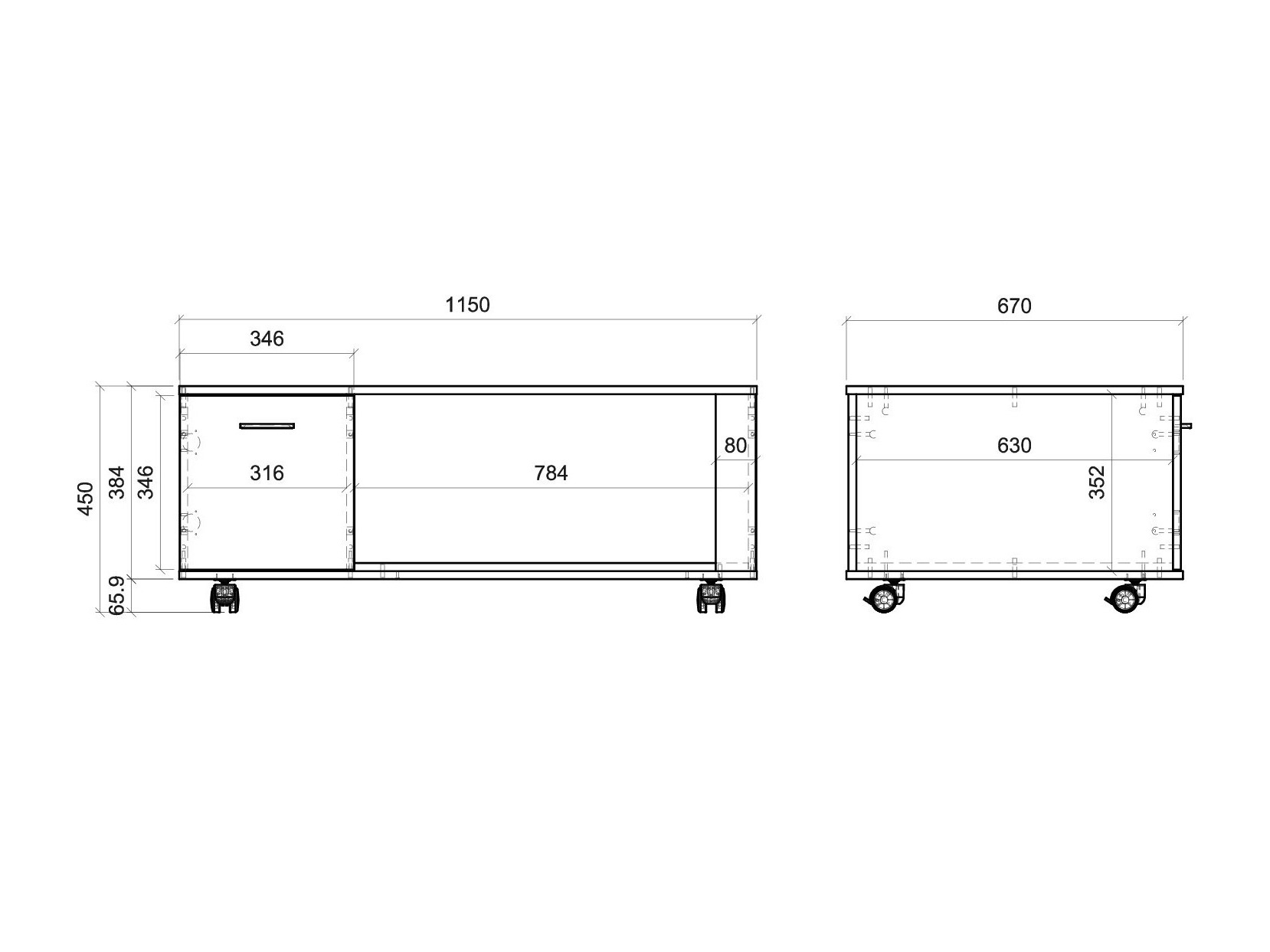 Dohányzóasztal Salsalo 106