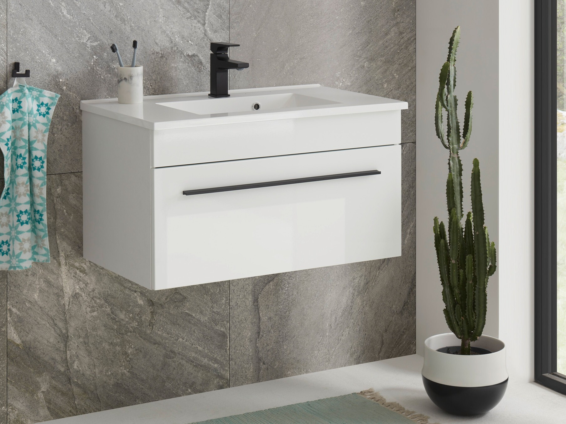 Fali szekrény mosdónak SH11437