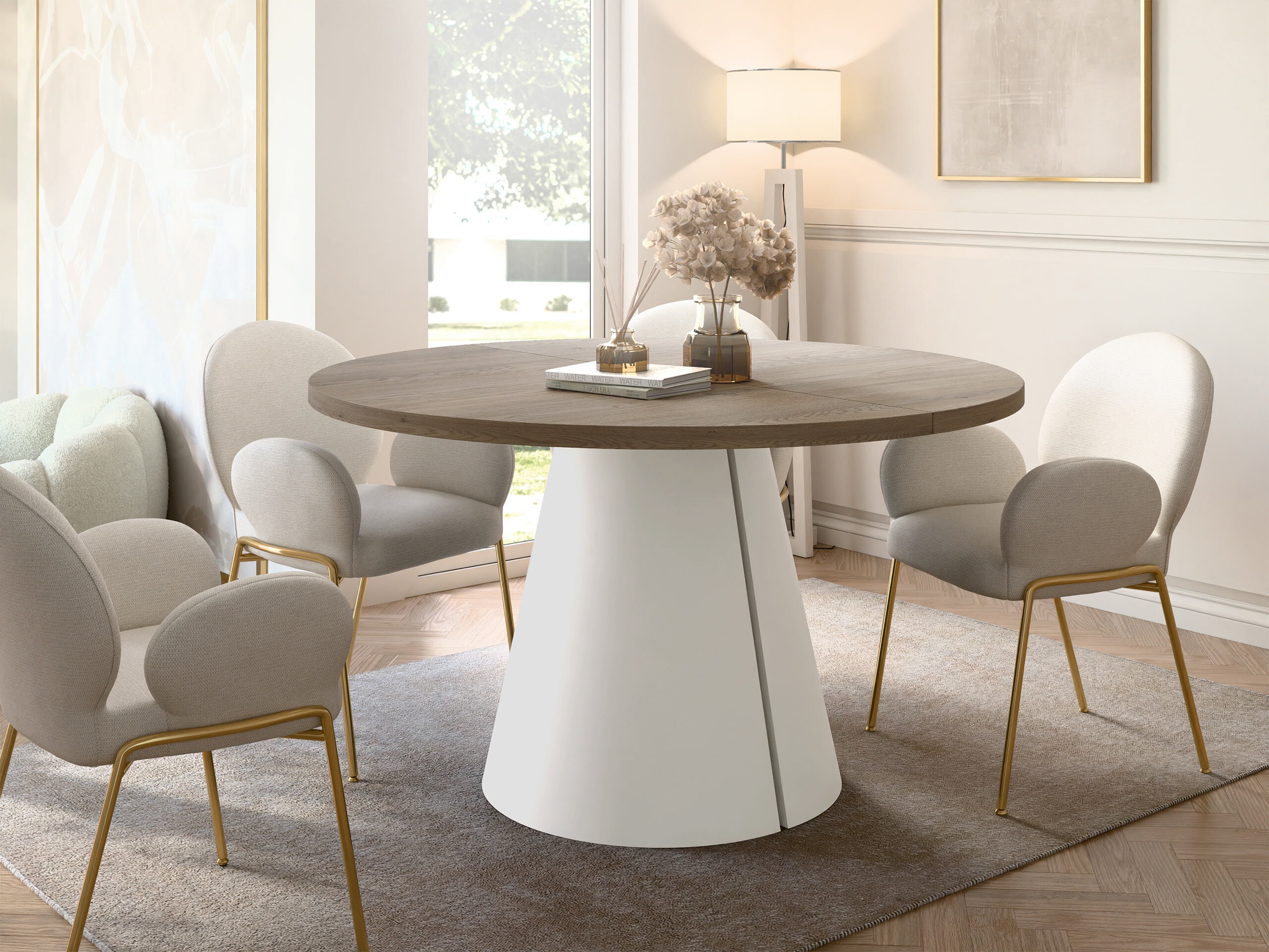 Asztal Oswego 166 (Tölgy)