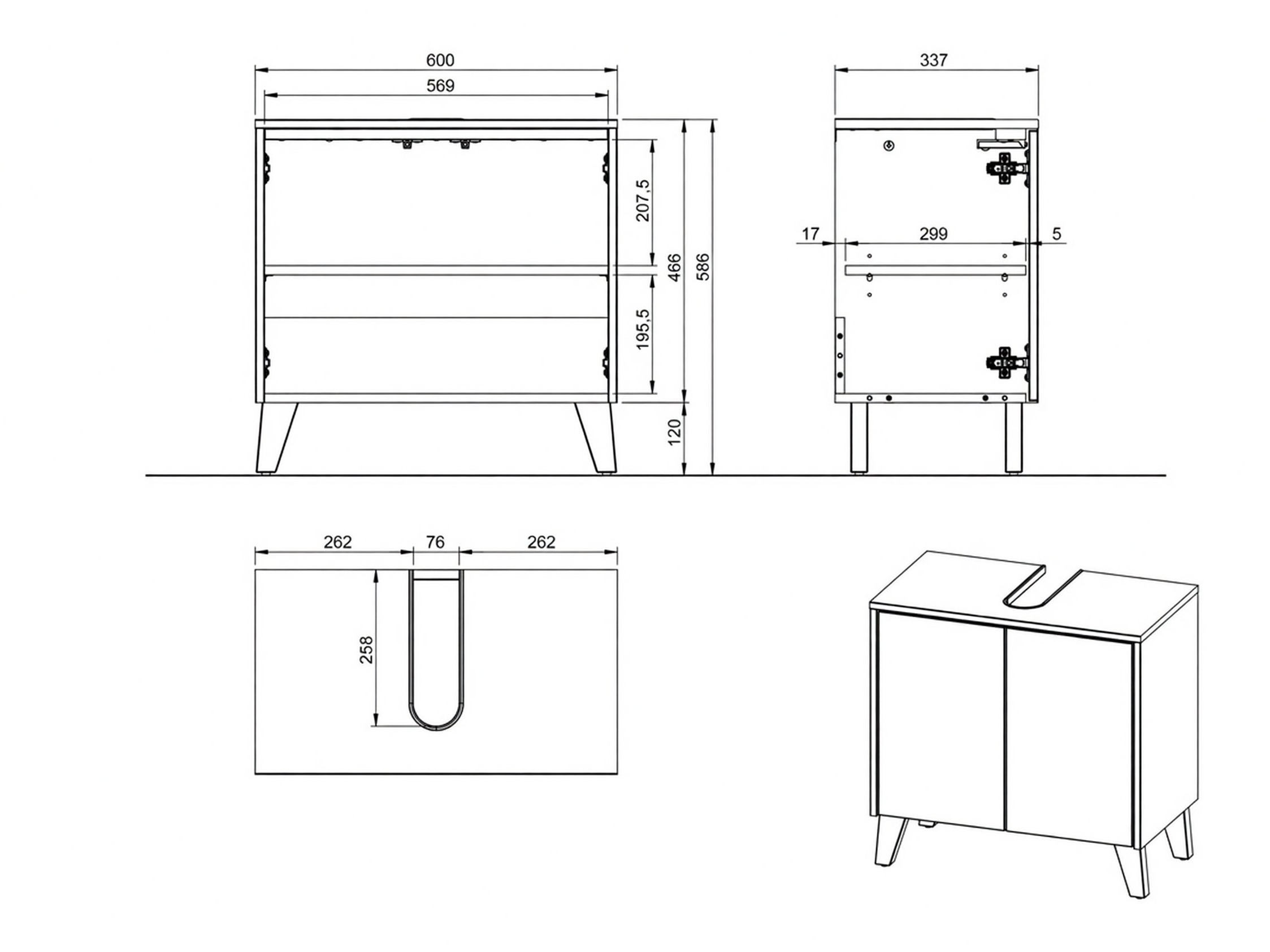 Fürdőszobai garnitúra Voseri 107