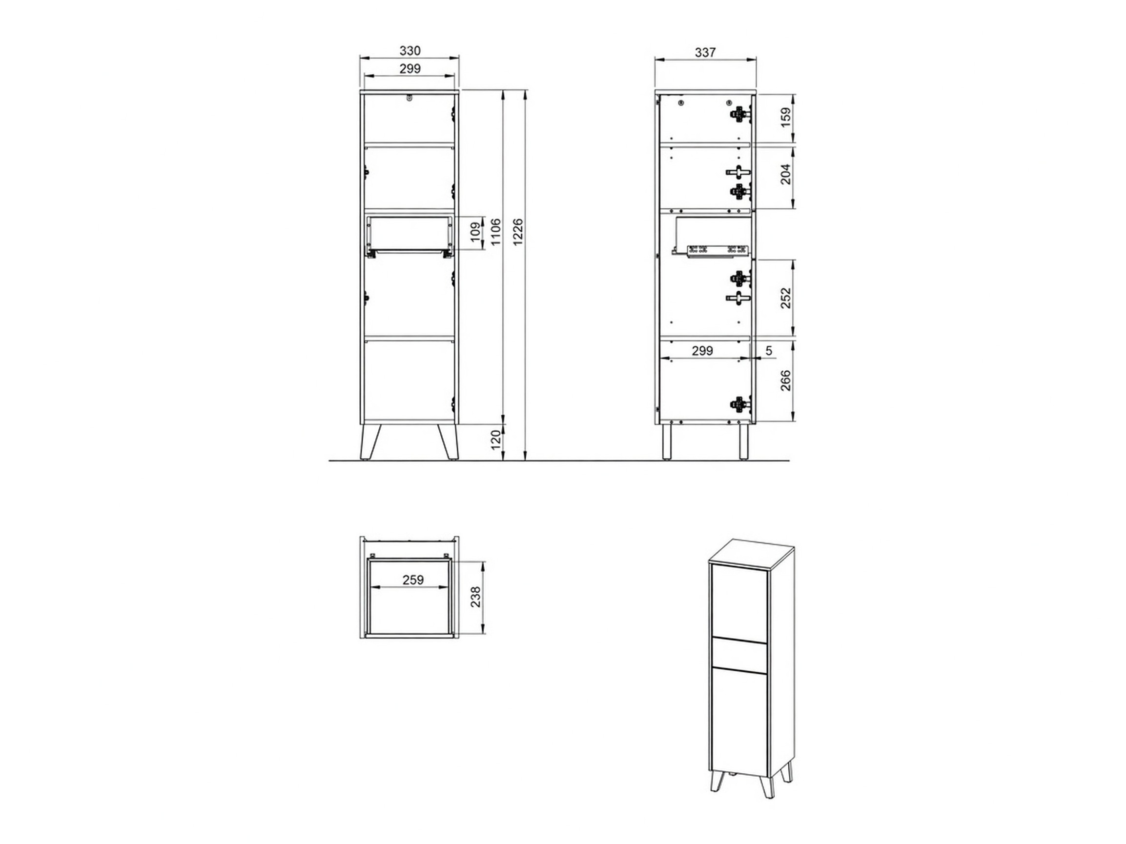 Fürdőszobai garnitúra Voseri 109