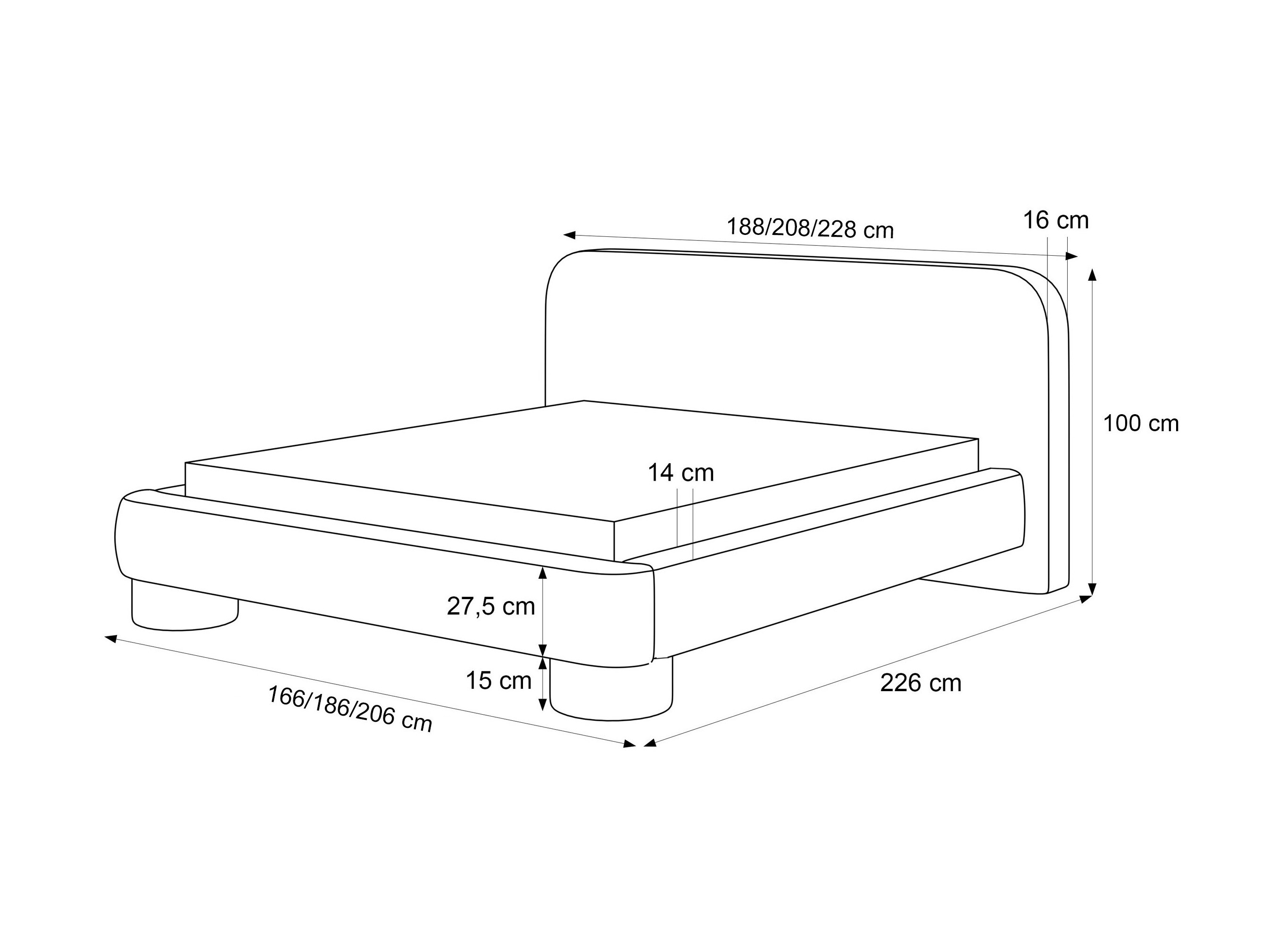 Ágy Martinez 130 (Alice 3)