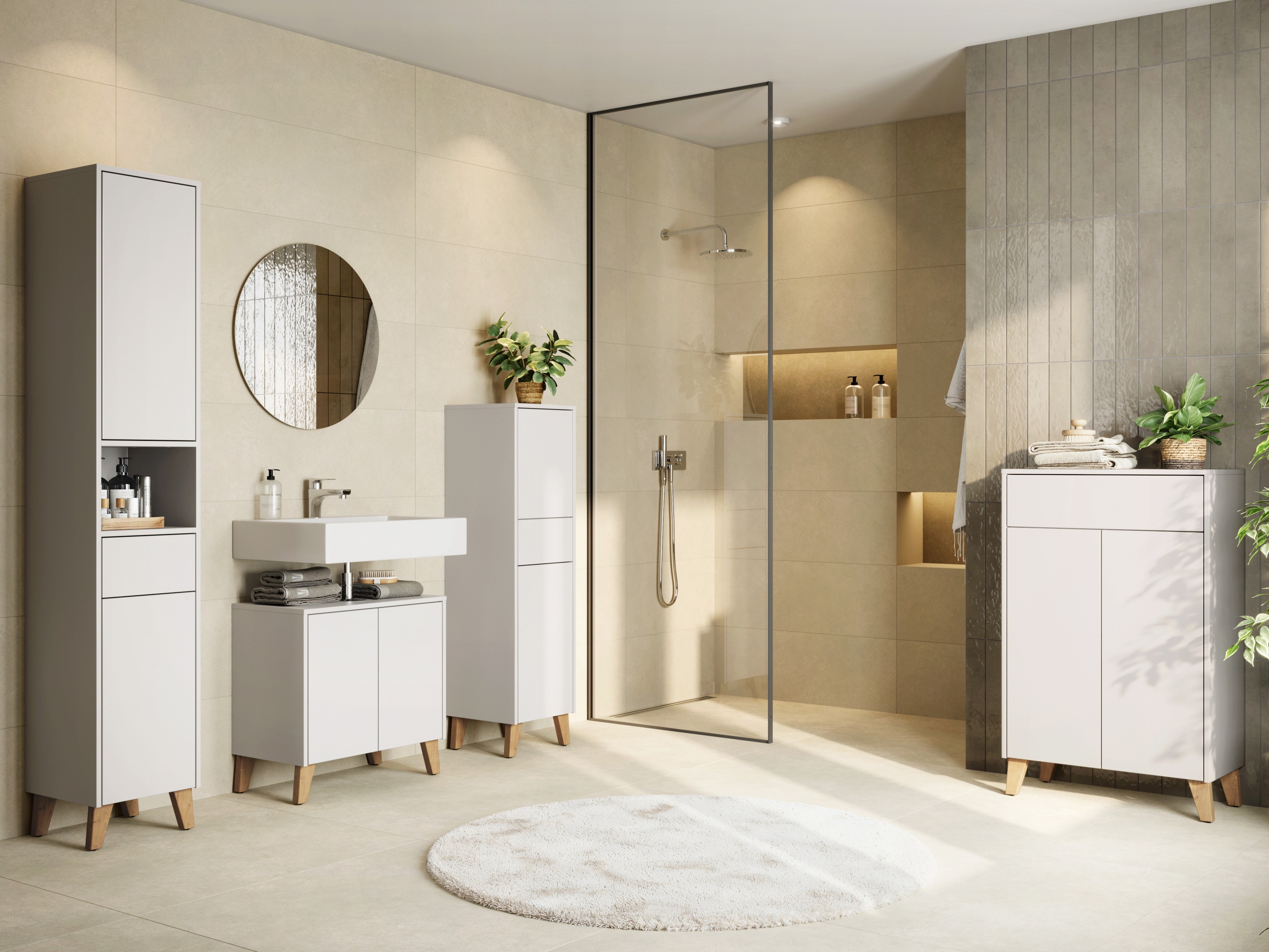 Álló fürdőszoba szekrény Voseri 103