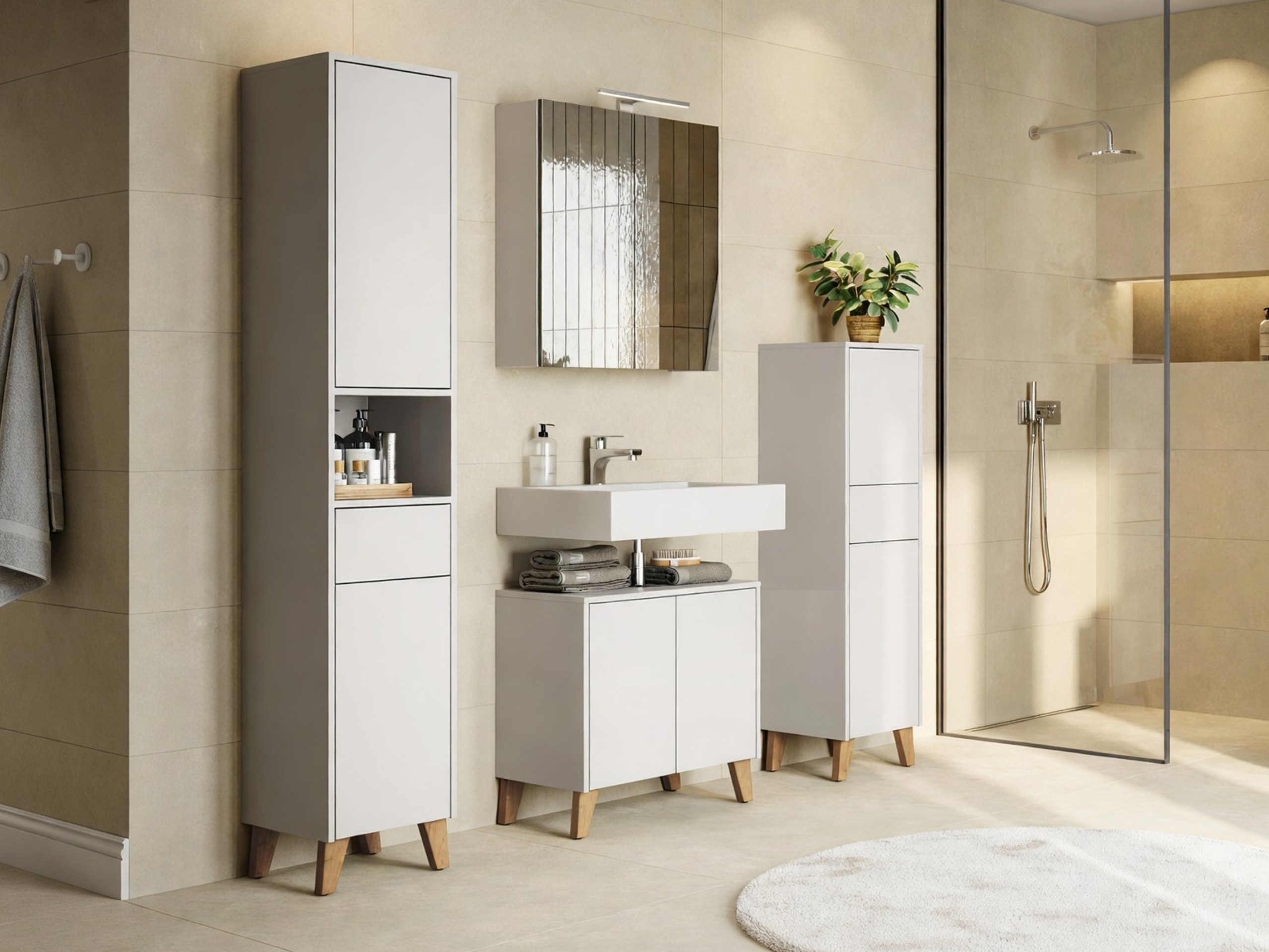 Álló fürdőszoba szekrény Voseri 103