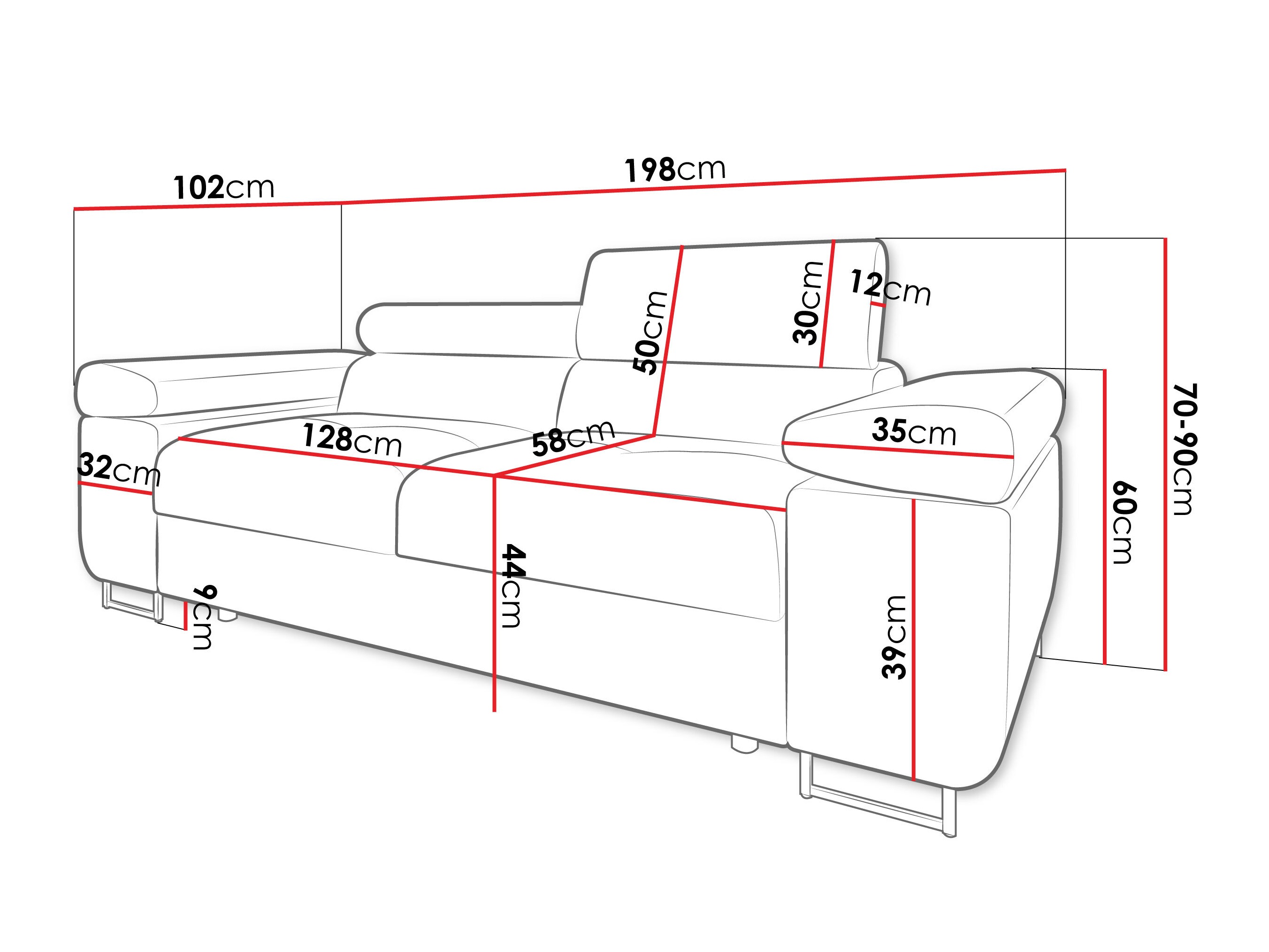 Kanapé Comfivo Vinetum II (Manila 16)