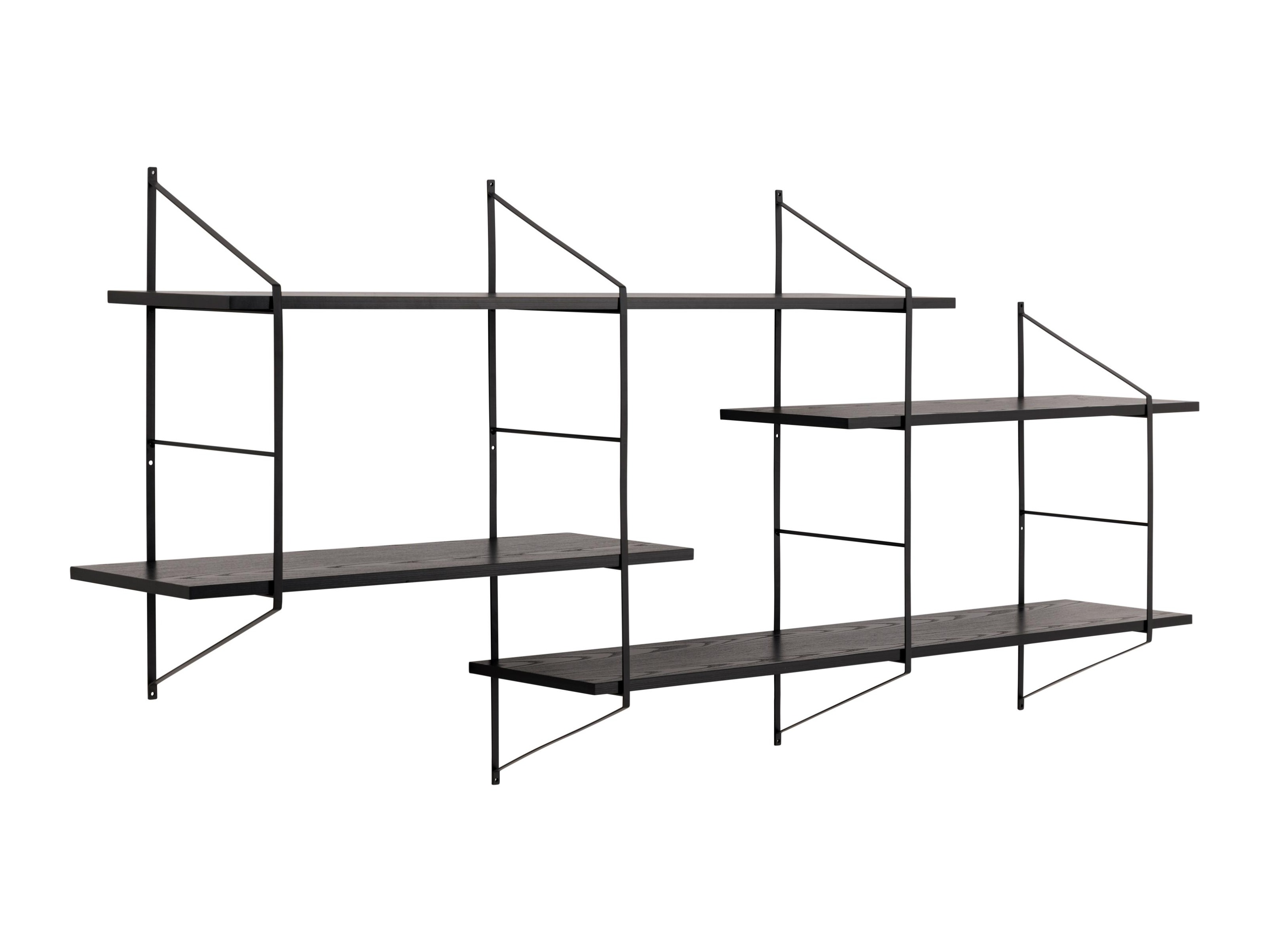 Fali polc Norsica 447 (Fekete)