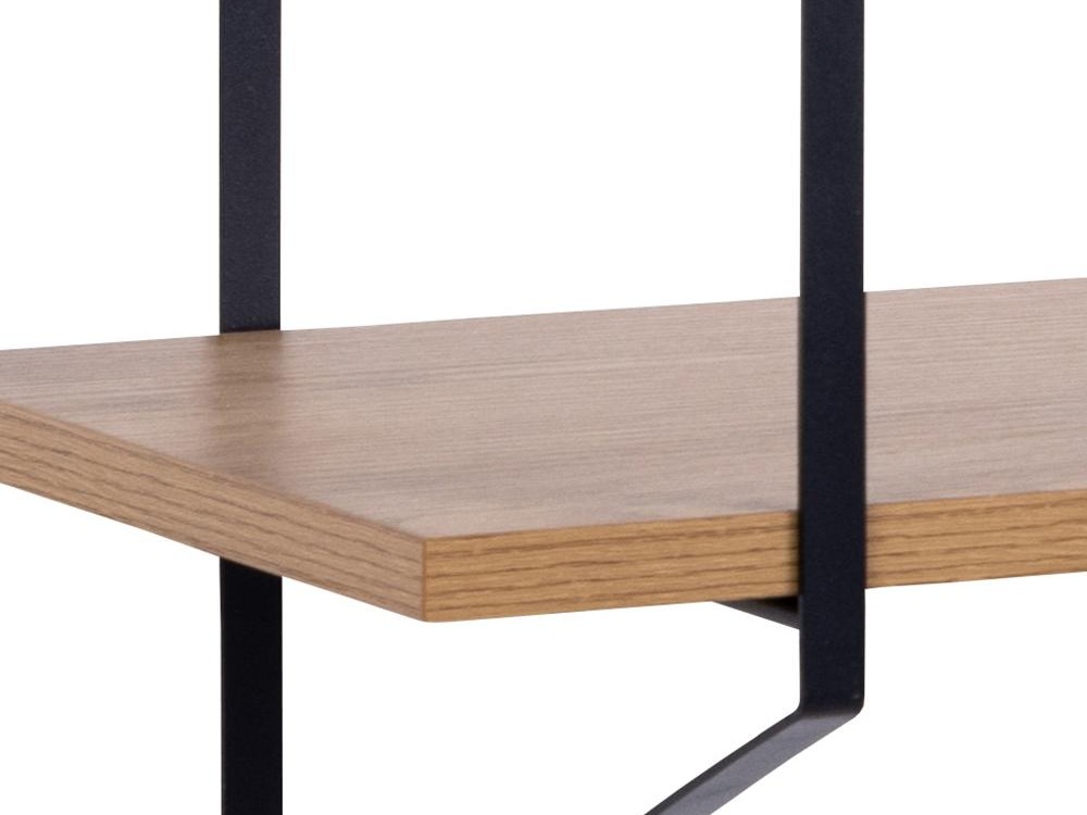 Fali polc Norsica 447 (Világosbarna + Fekete)