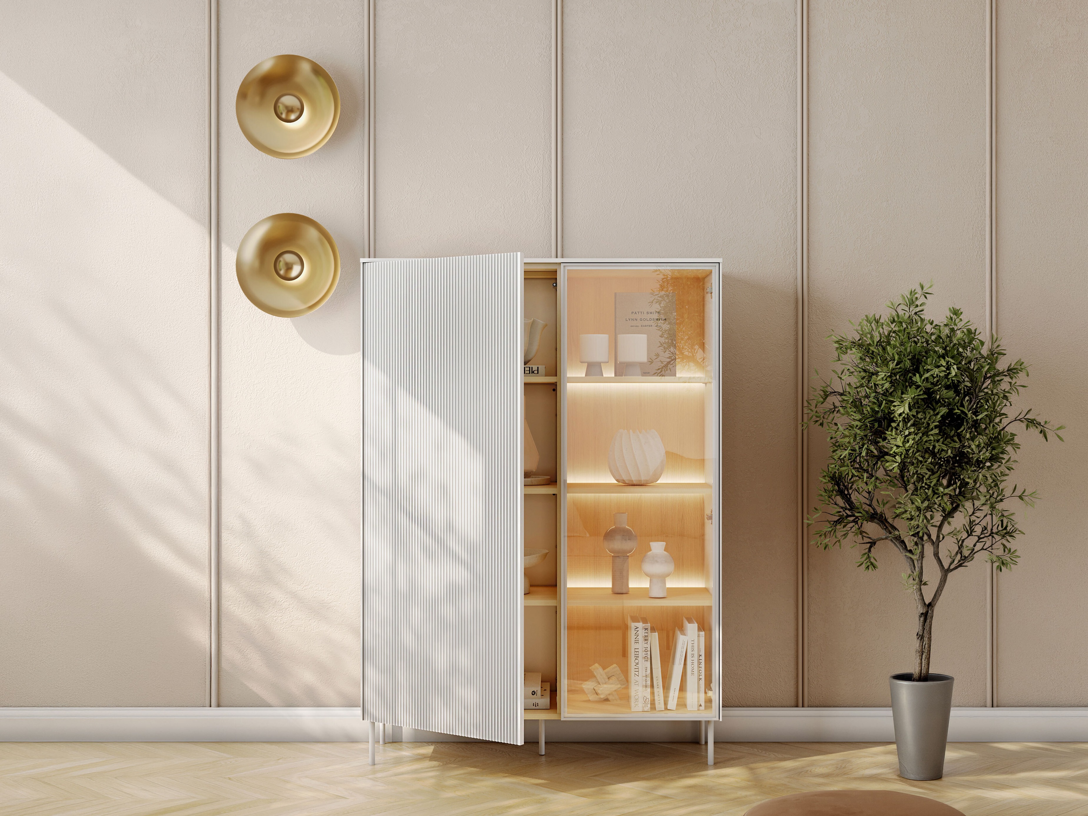 Könyvespolc Mirbelo 101